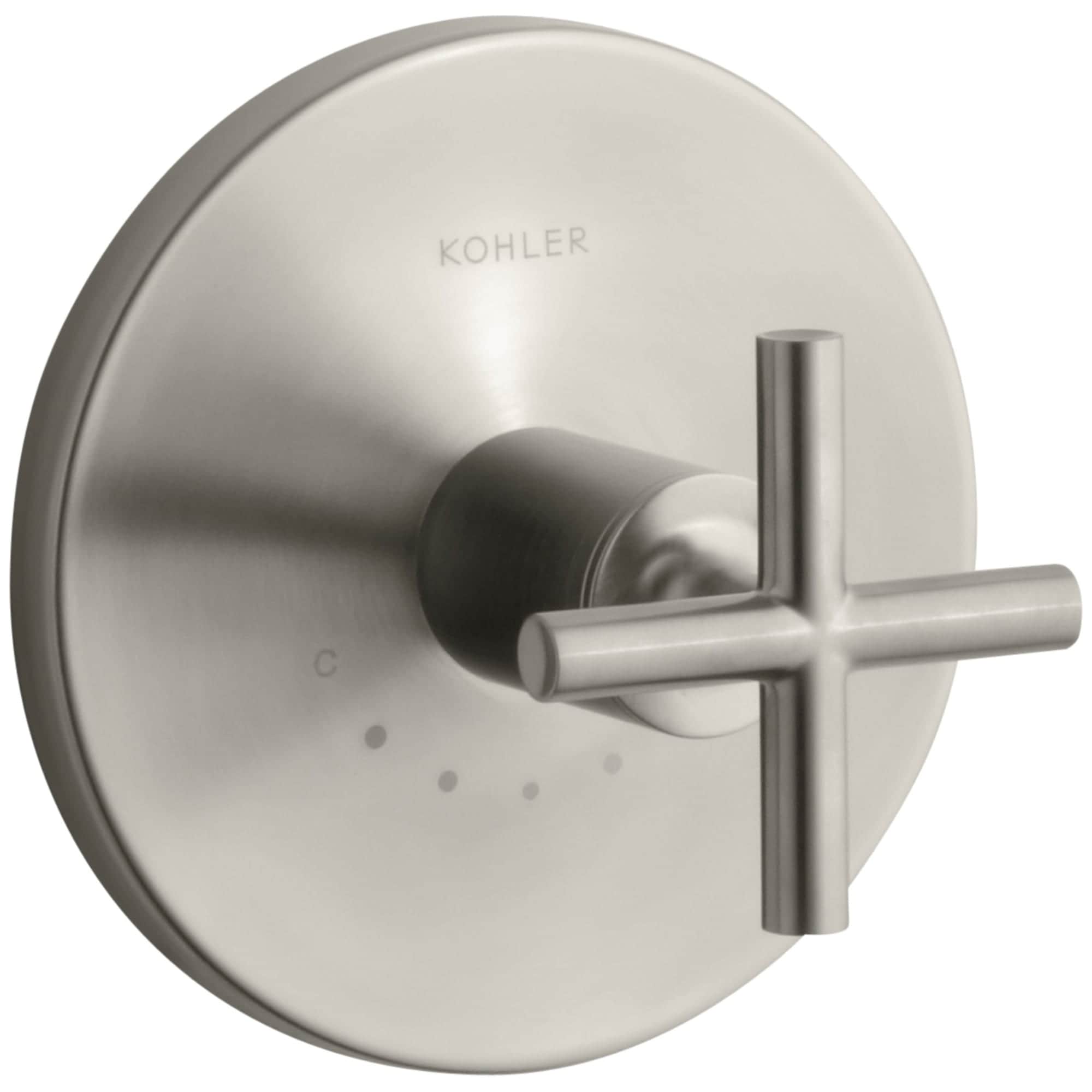 KOHLER T14488-3-BN Vibrant Brushed Nickel Cross Shower Faucet Handle