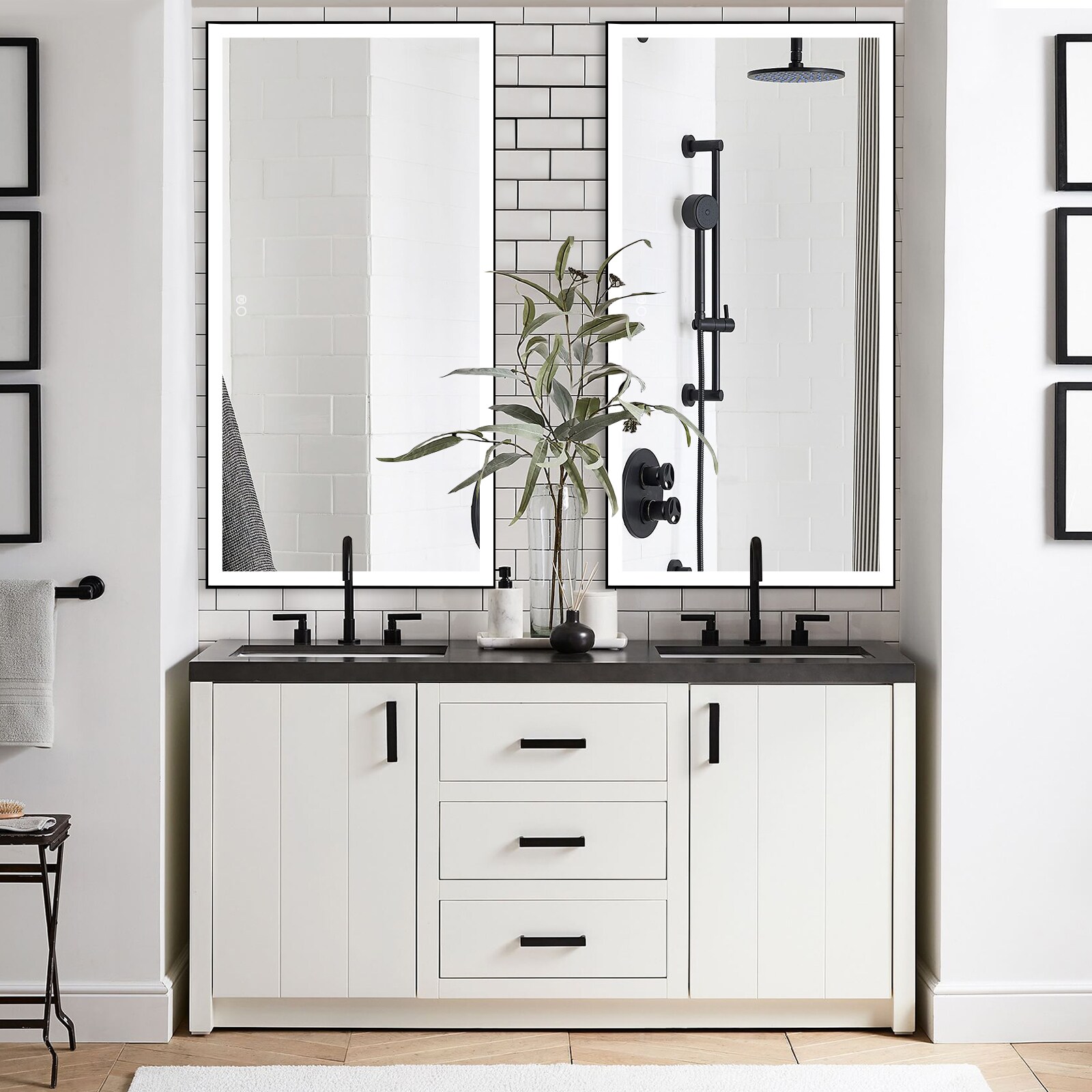 Forclover MEAM-5F6028MB Framed-Bath-Mirrors - View #9