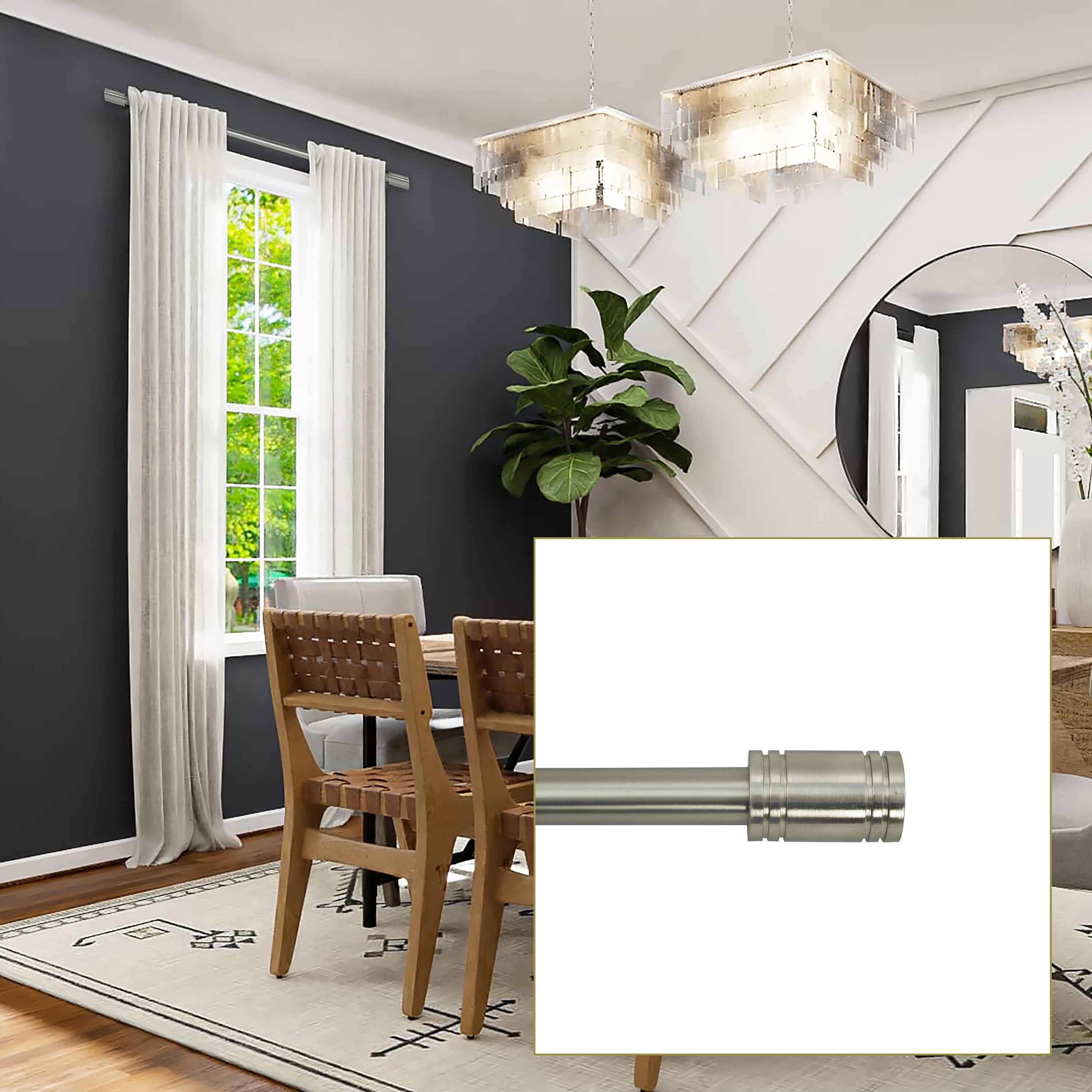 Versailles Home Fashions LX0548-903 Curtain-Rods - View #5