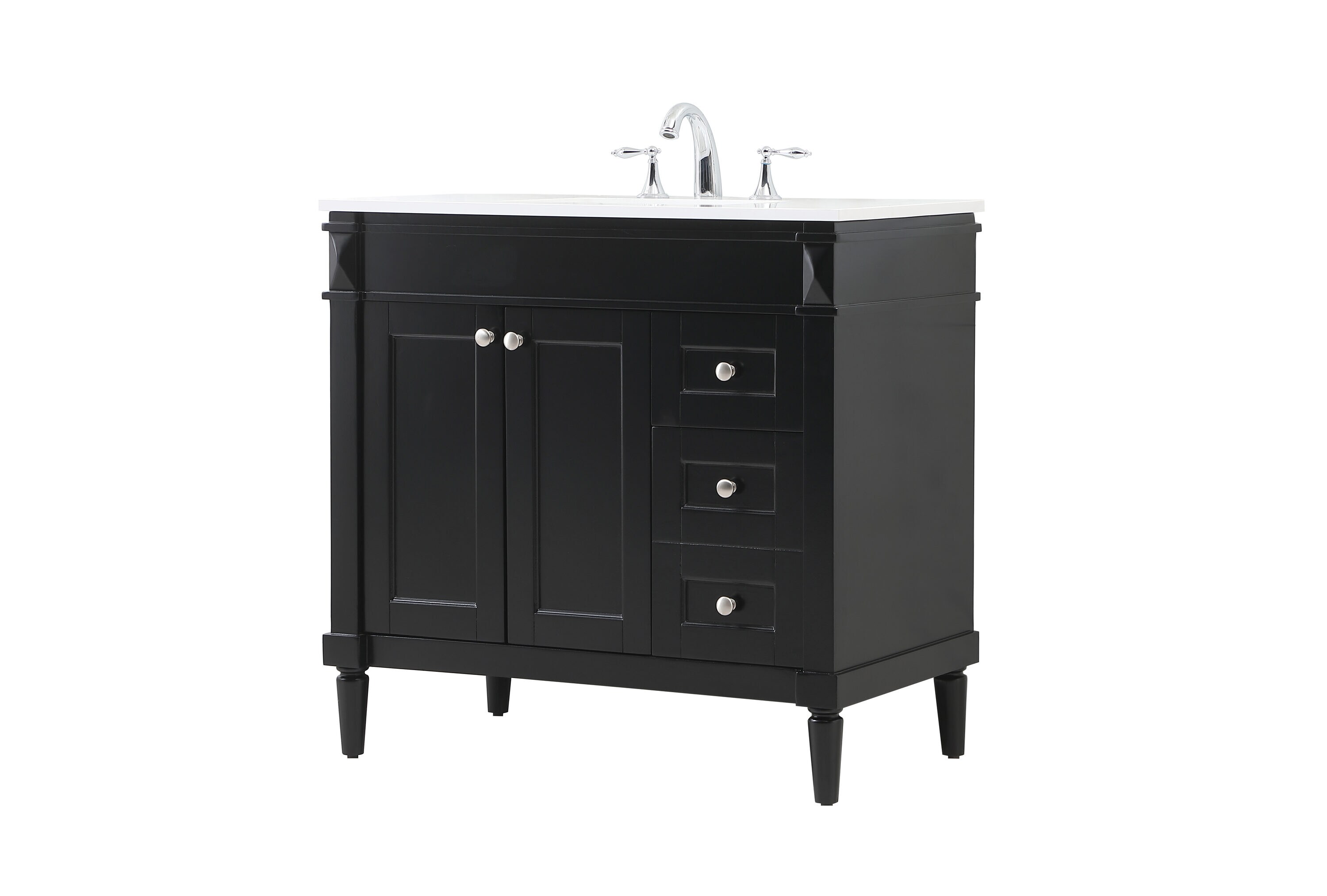 Elegant Decor HF95508BK Bath-Vanity-Combo - View #3