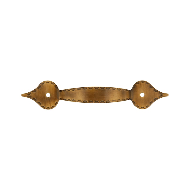 allen + roth 3-in Center to Center Antique Brass Arch Handle Drawer Pulls  in the Drawer Pulls department at