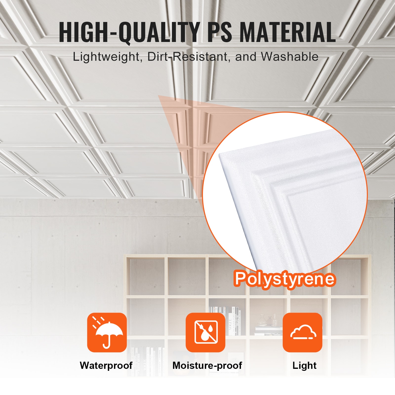 VEVOR SCTHBZPSB96J06080V0 Ceiling-Tile - View #3