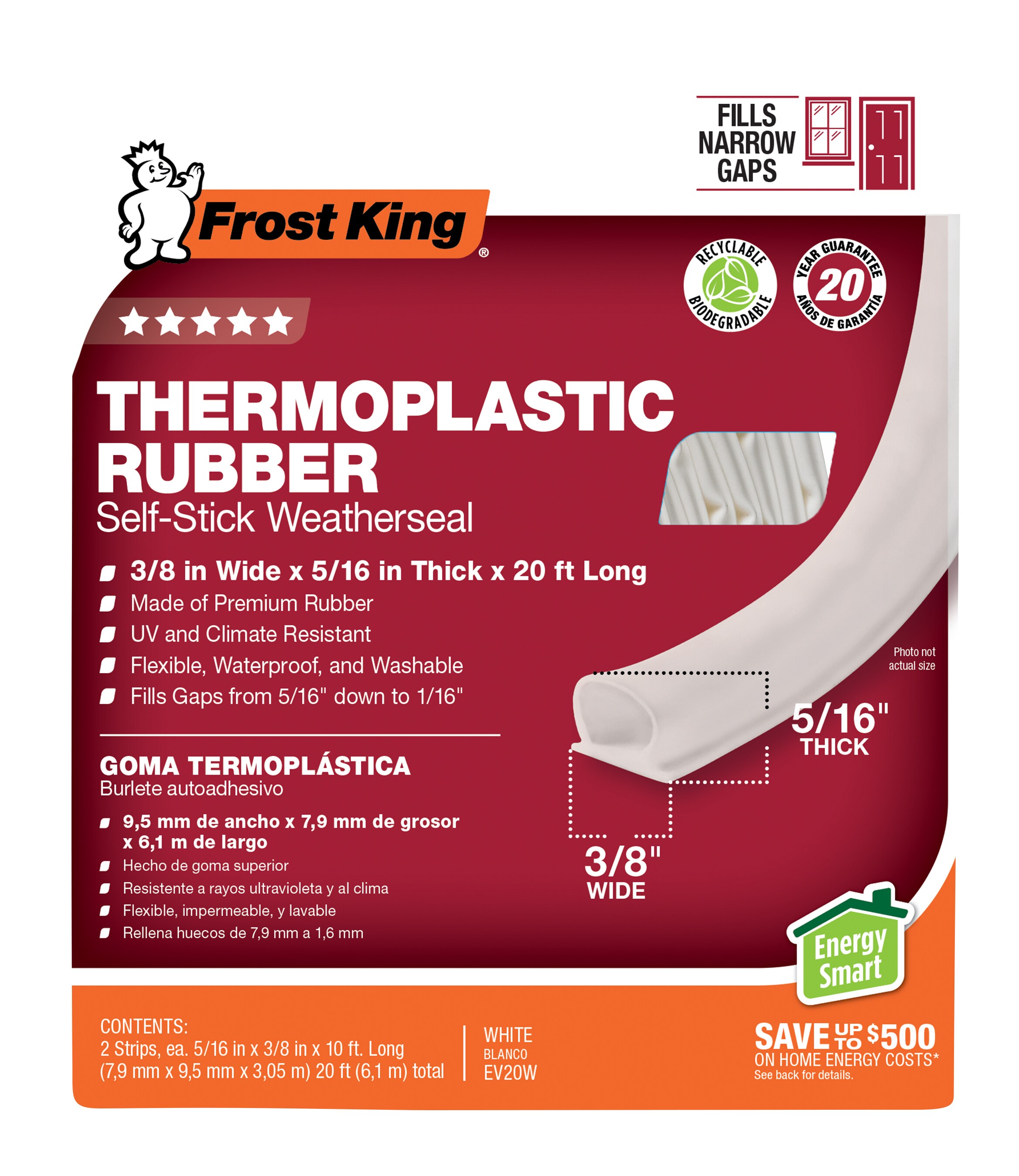 Frost King EV20W weatherstriping - View #3