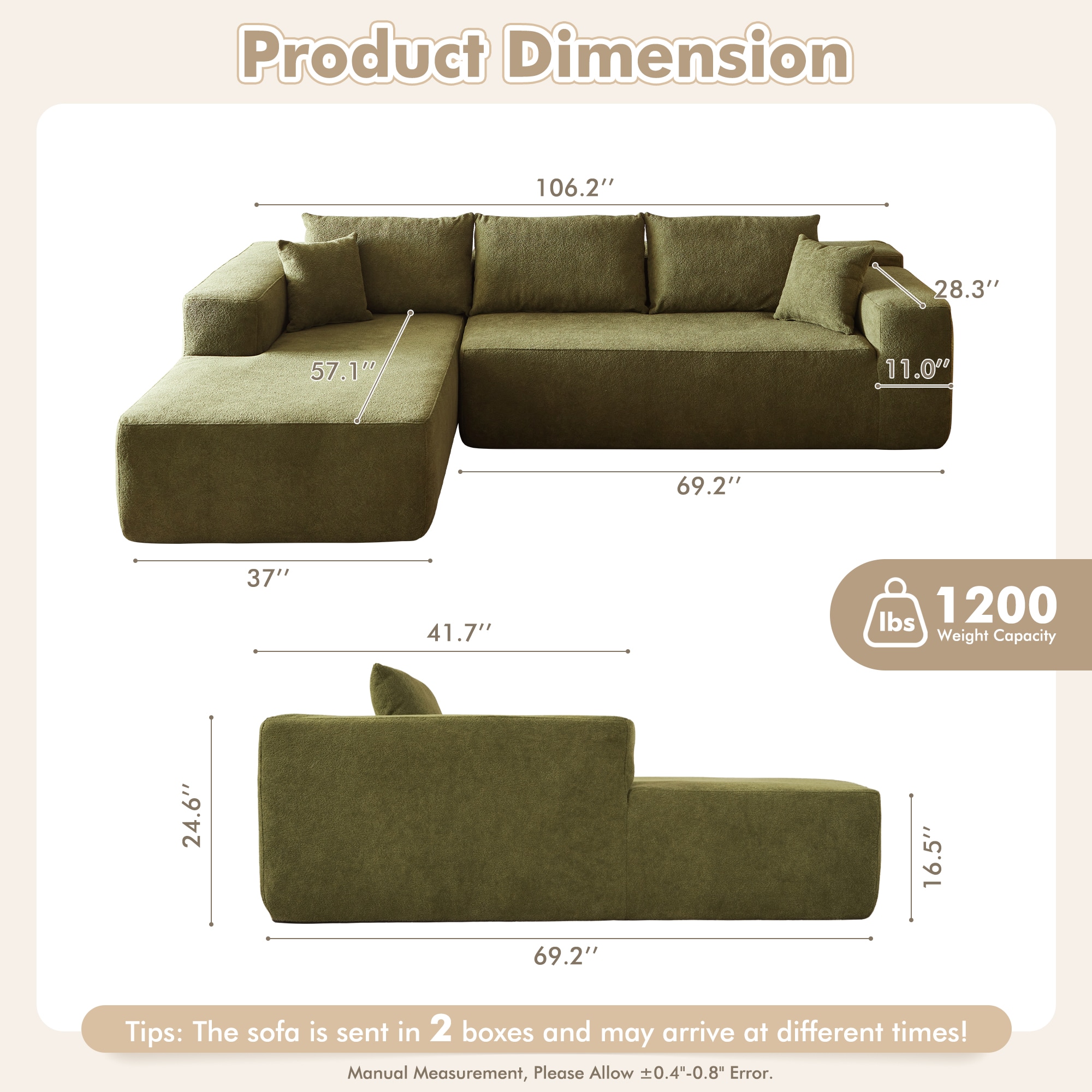 weaxty HMB2V670L Sofas-Loveseats - View #2