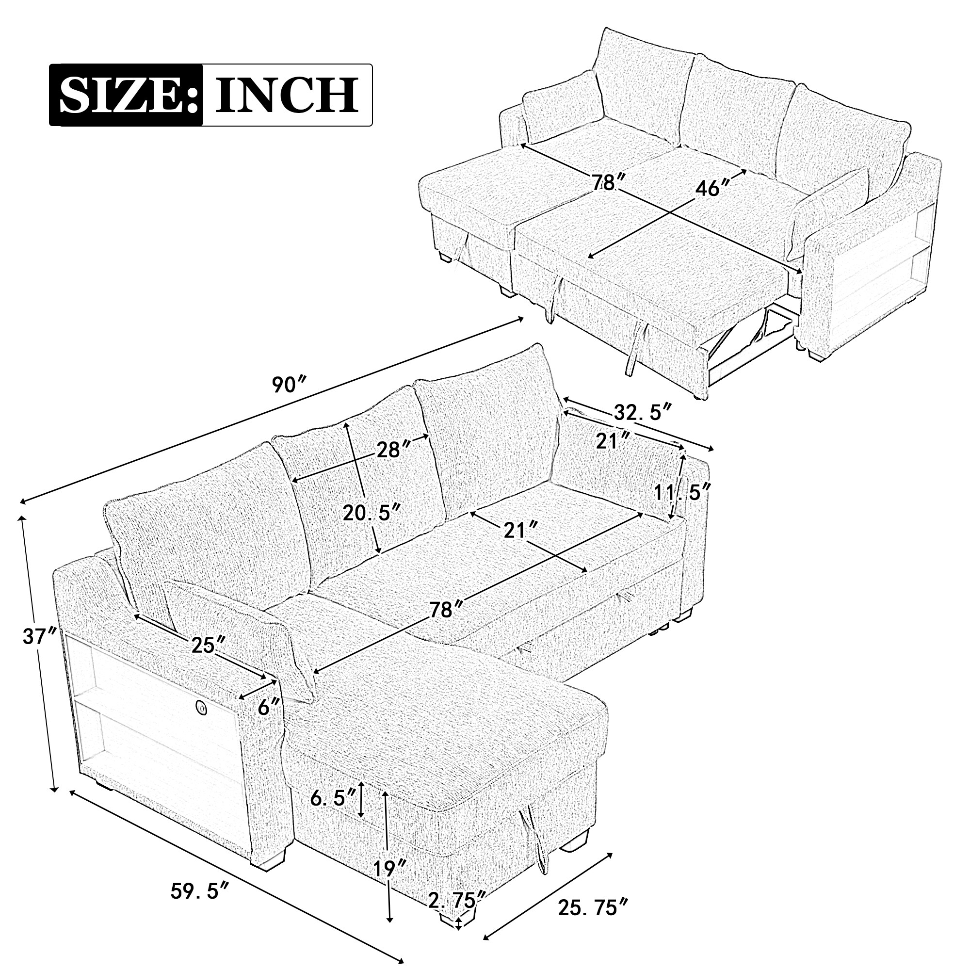 ModernLuxe SG001340AAD Sofas-Loveseats - View #20