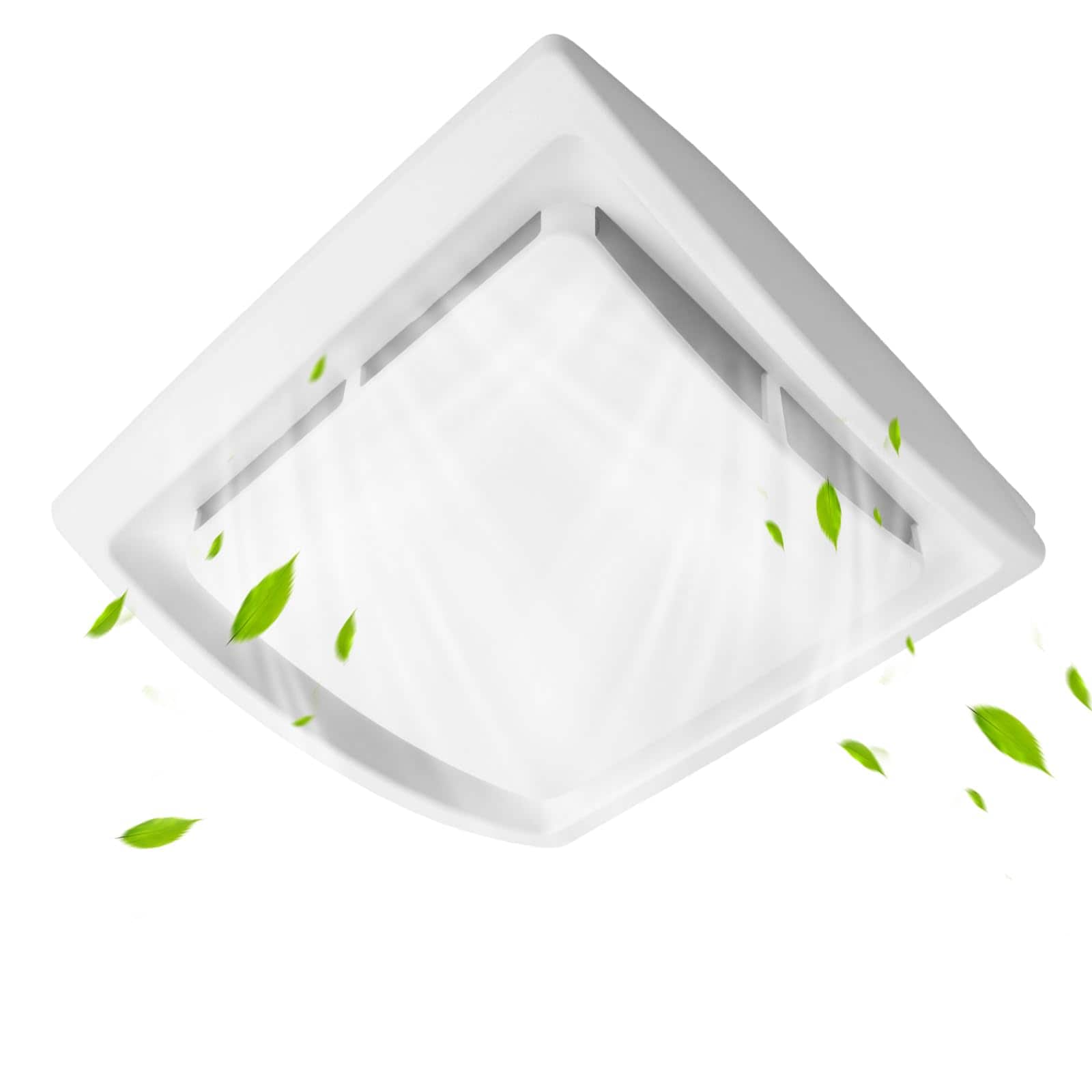 Phyfalip  Bathroom Ventilation Grille Cover Replacement for Exhaust Fan Models 670 671 688 689 695R01 695R02 695R03 696NR01 696NR02 696NR03 White