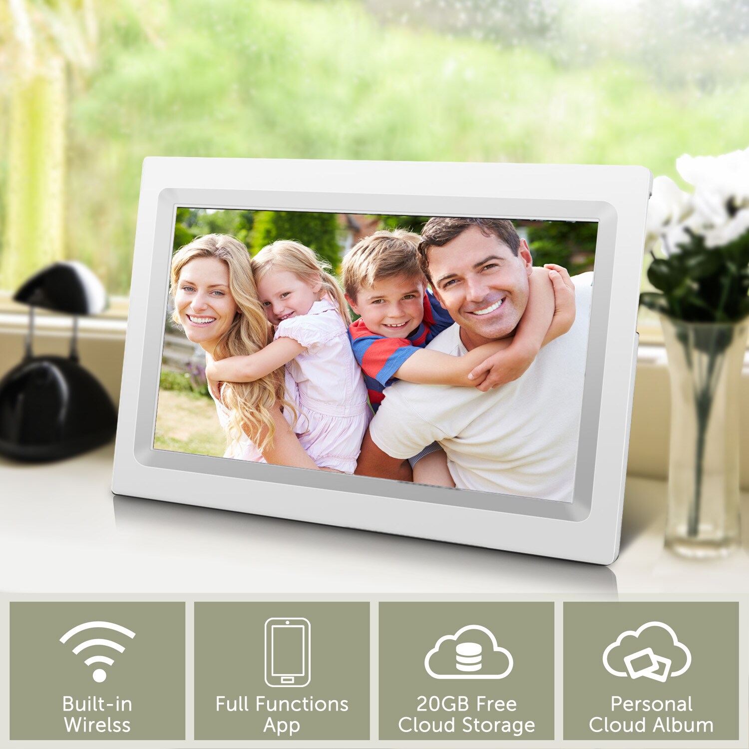 Sungale CPF1051+ WHT Picture-Frames - View #5