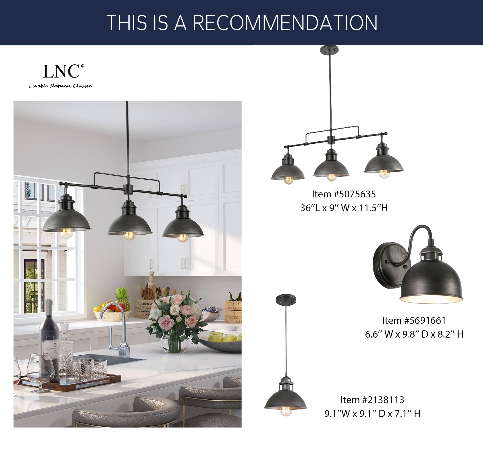 LNC A03255 Pendant-Lights - View #13