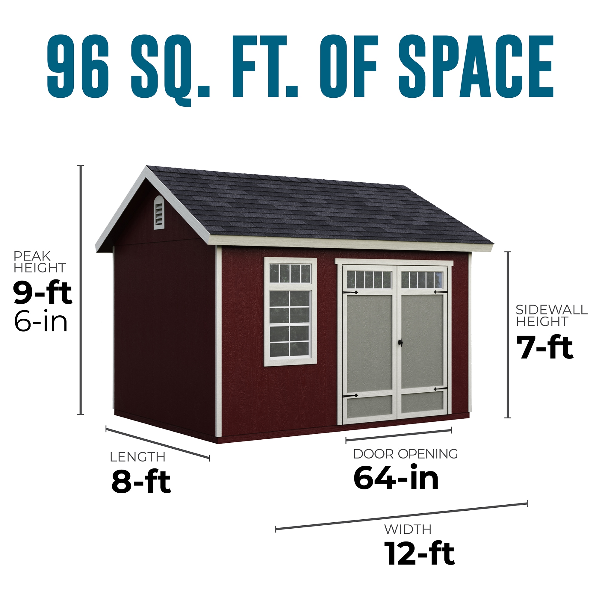 Heartland 63629-5 Wood-Storage-Buildings - View #4