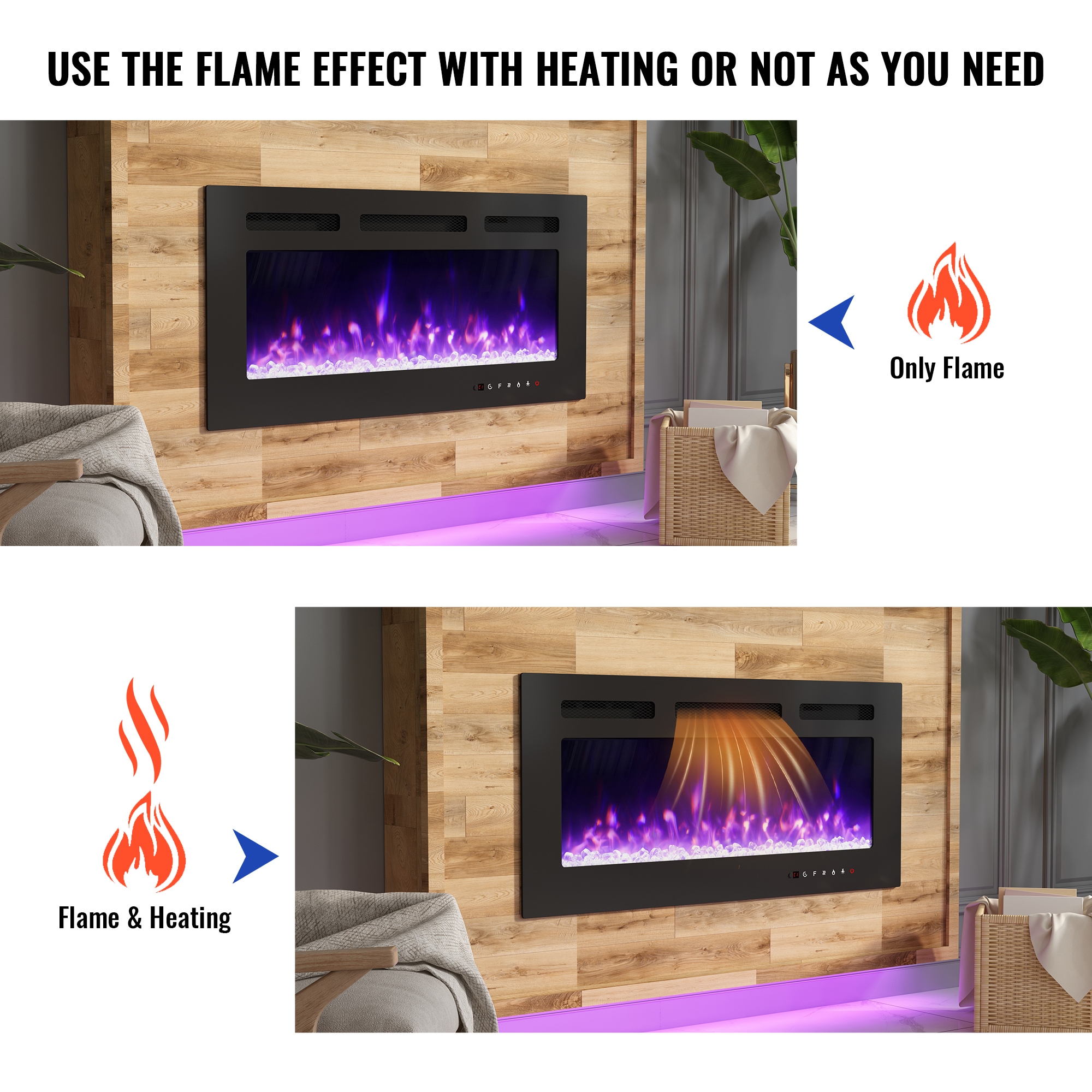 Clihome CL-IF1336TV1DD Electric-Fireplaces - View #8