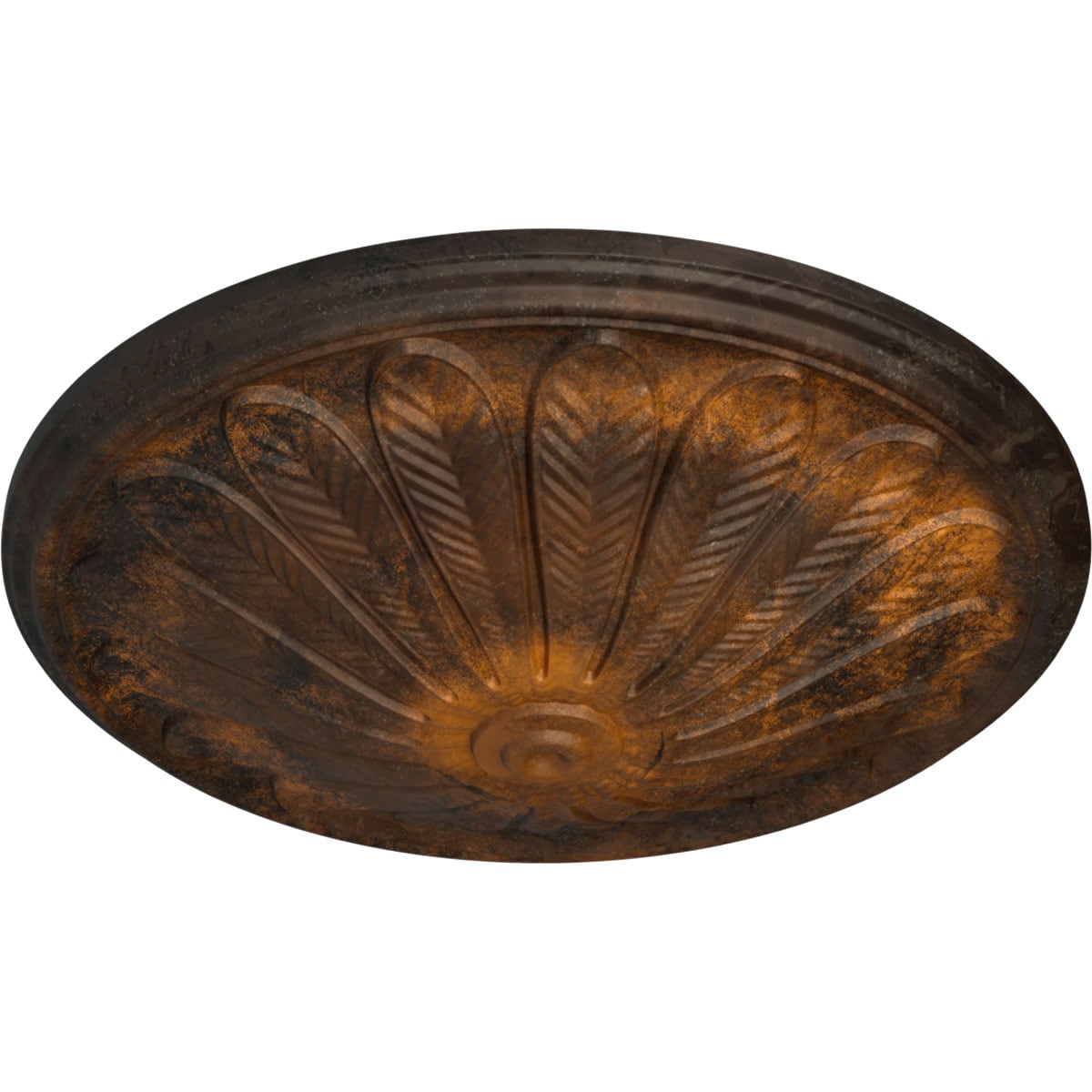 Ekena Millwork CM25BRRUS Ceiling-Medallions - View #2
