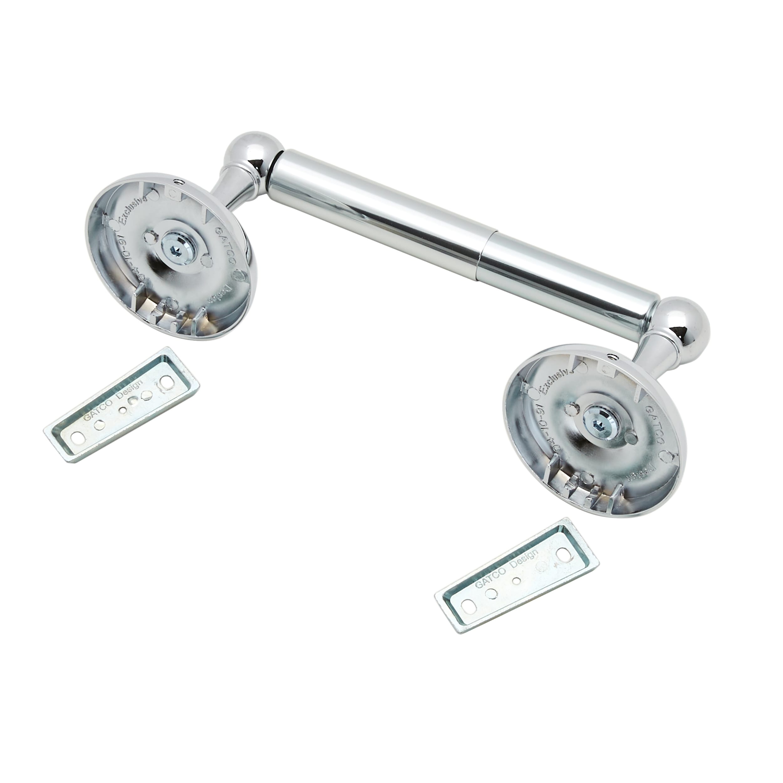 allen + roth Chrome Freestanding Spring-loaded Toilet Paper Holder in the Toilet  Paper Holders department at