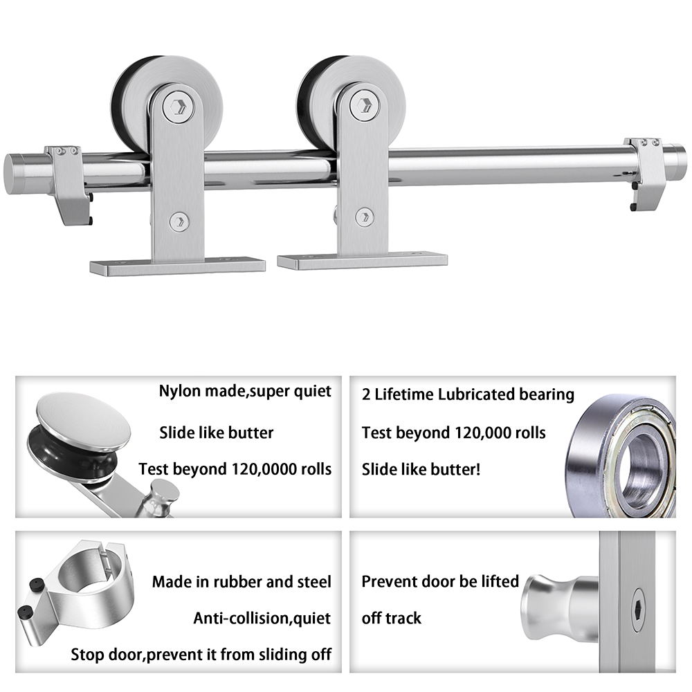 WINSOON GCM2074 Barn-Door-Roller-Kits - View #5