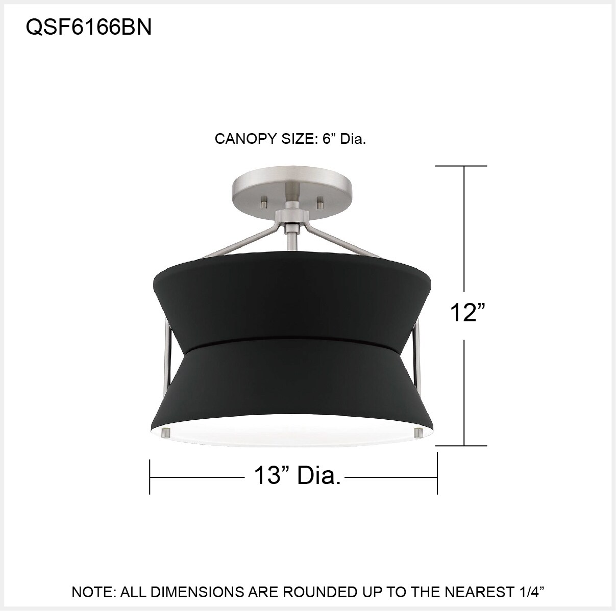 Quoizel QSF6166BN flushmounts - View #5