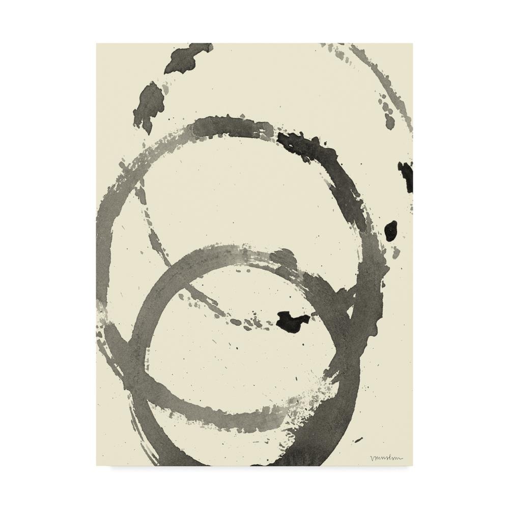 Trademark Fine Art WAG00382-C1419GG Framed 19-in H x 14-in W Abstract Print on Canvas