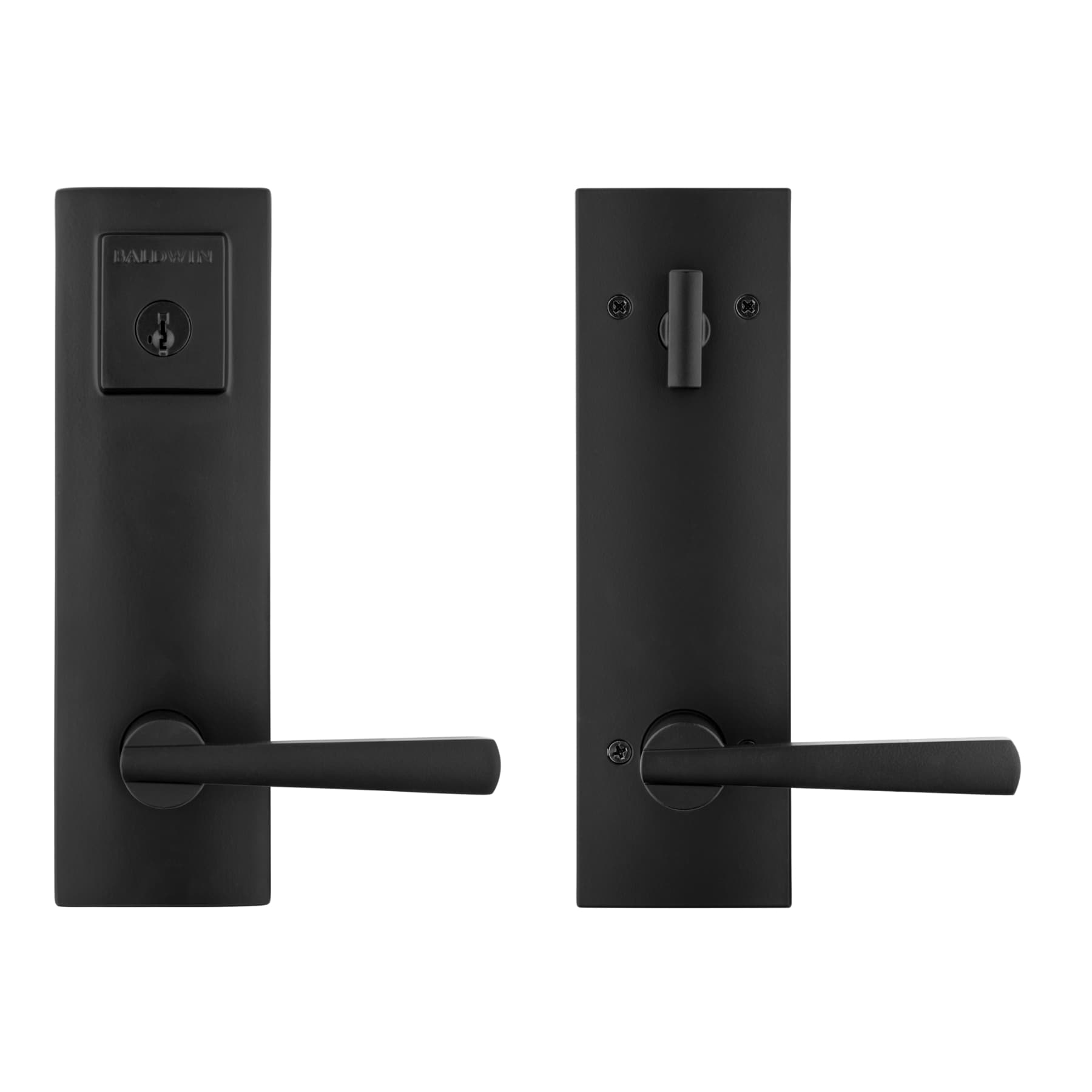 Black Is The New Black When It Comes To Front Door Handles And Escutcheon