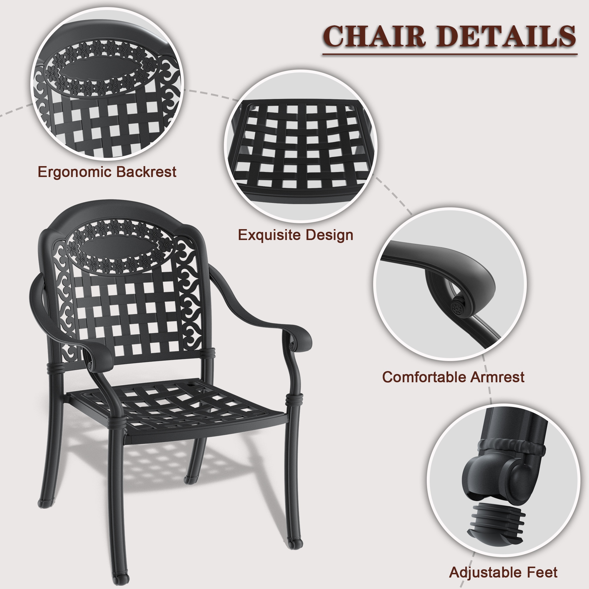 nicesure SLBK6012CZ2 Patio-Chairs - View #5
