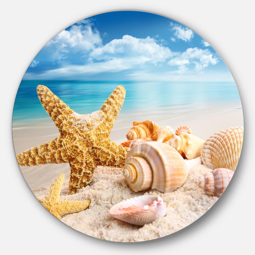 STARFISH WITH SEASHELLS IN SAND BEACH HOME DECOR LIGHT SWITCH PLATES OR OUTLETS 