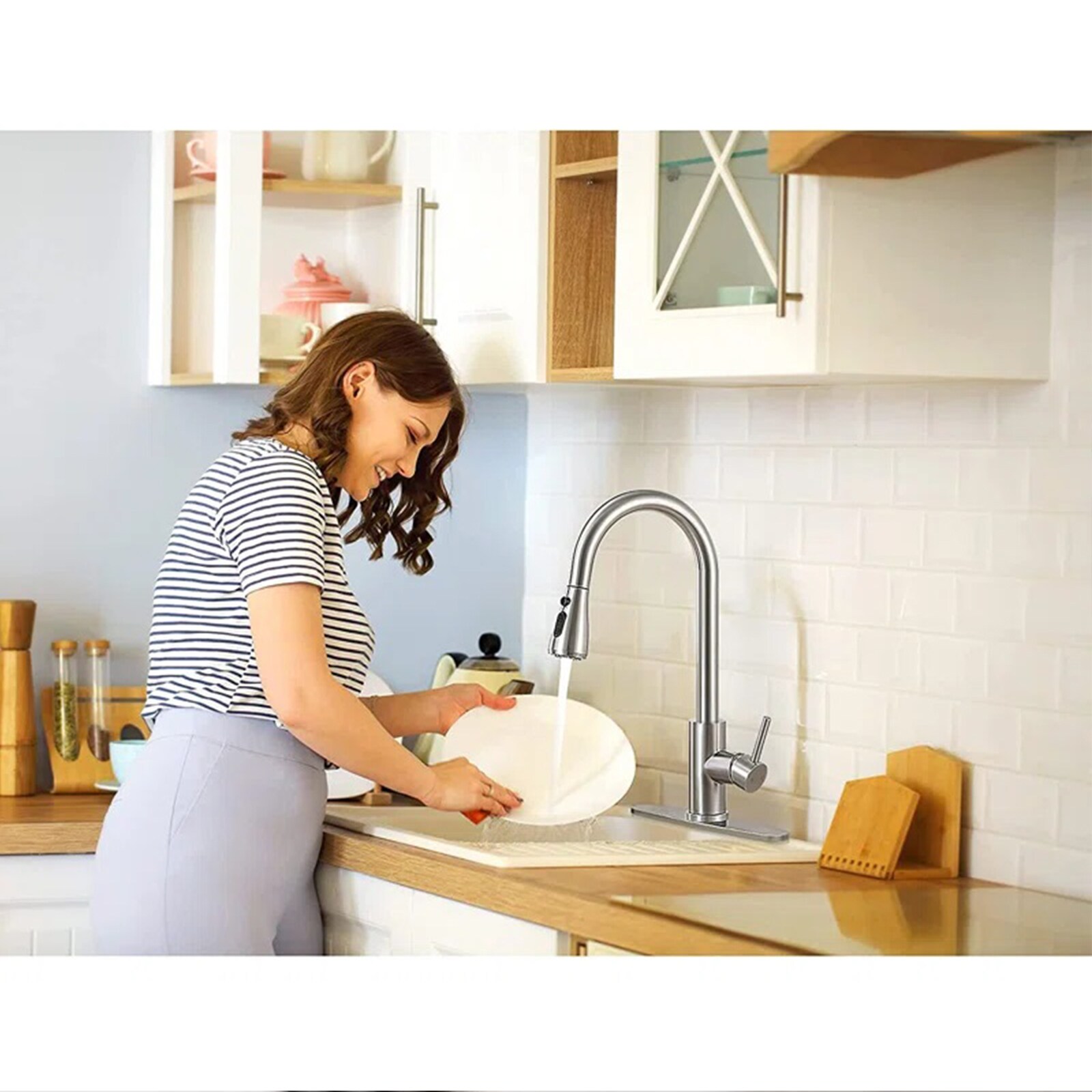 BYH B-KF002-BN Kitchen-Faucets - View #5