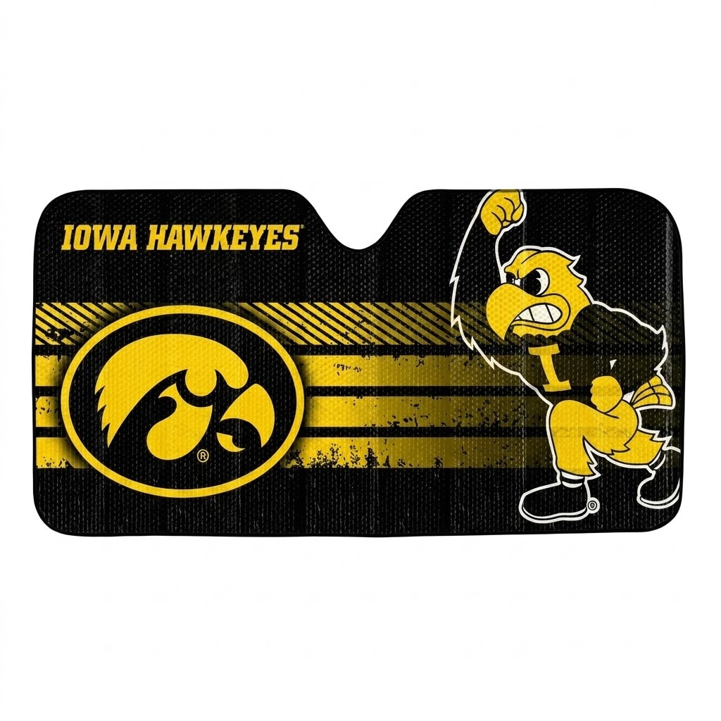 Logo Brands University of Iowa Auto Shade