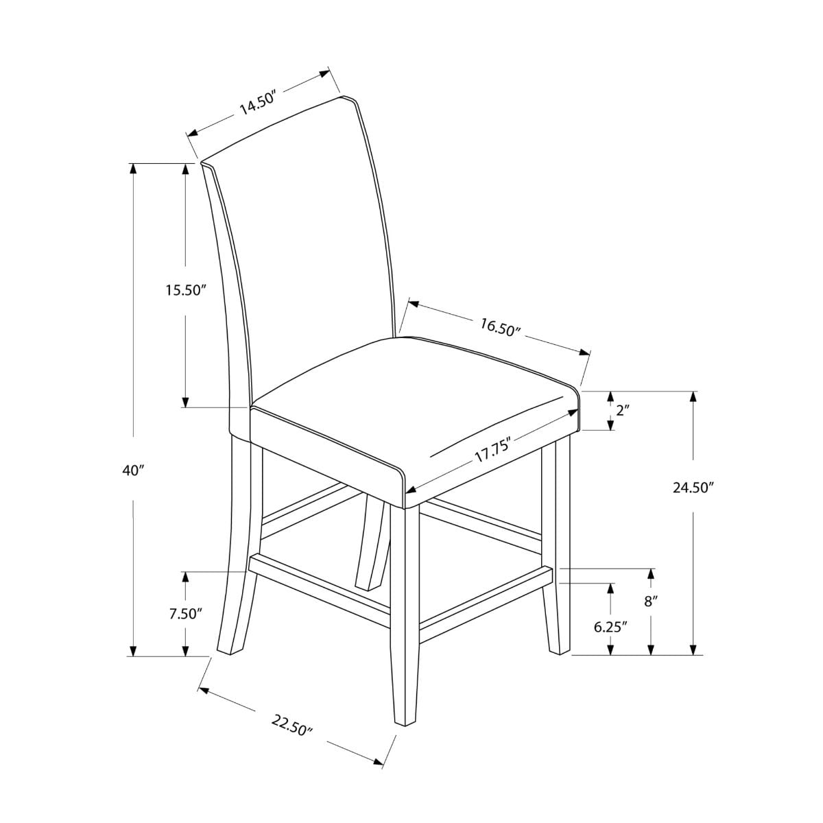 HomeRoots 332666 Dining-Chairs - View #4