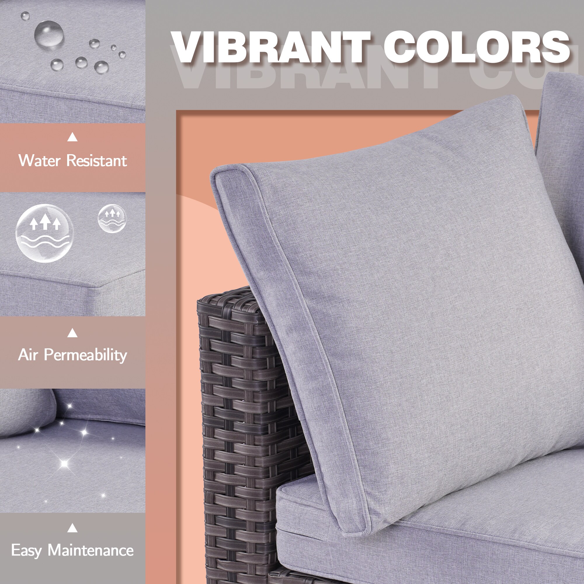 Ovios HP405Y Patio-Conversation-Sets - View #5