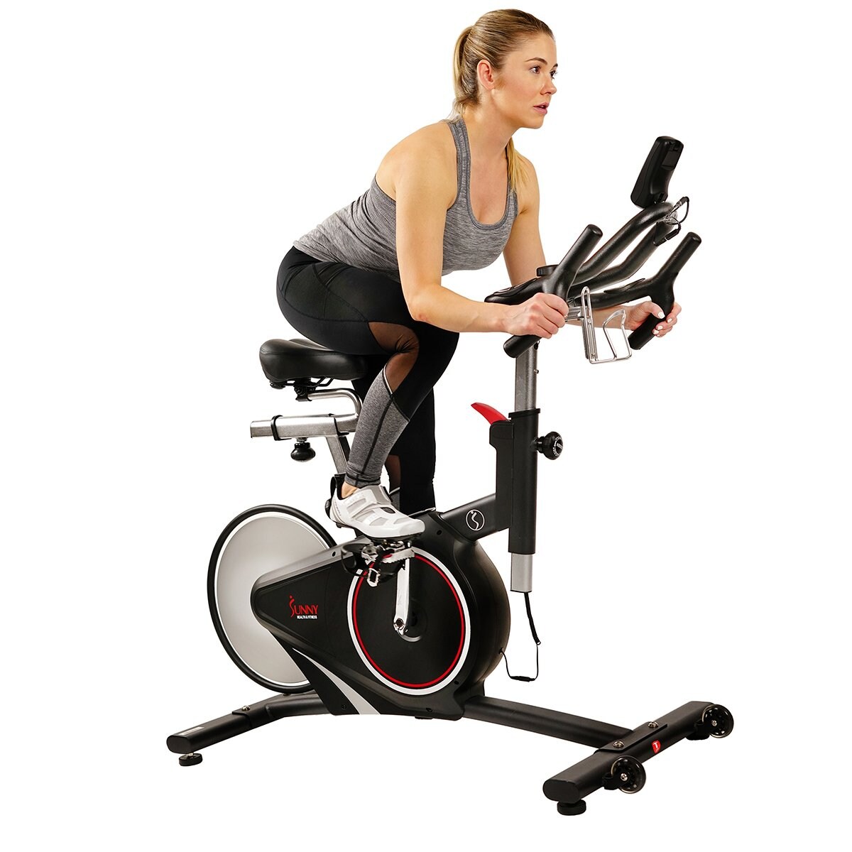 sunny health fitness stationary bike