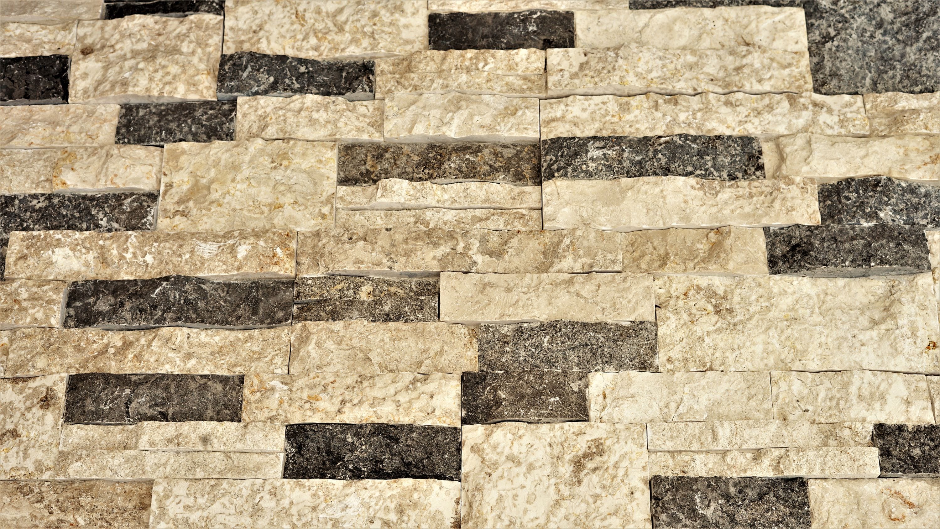 Natural Stone Veneer L52-SMP-SS-OS 6-in x 6-in Stacked Stone-Sample-Oyster Shell-6inx6in 0.2 Square feet Oyster Shell Stone veneer