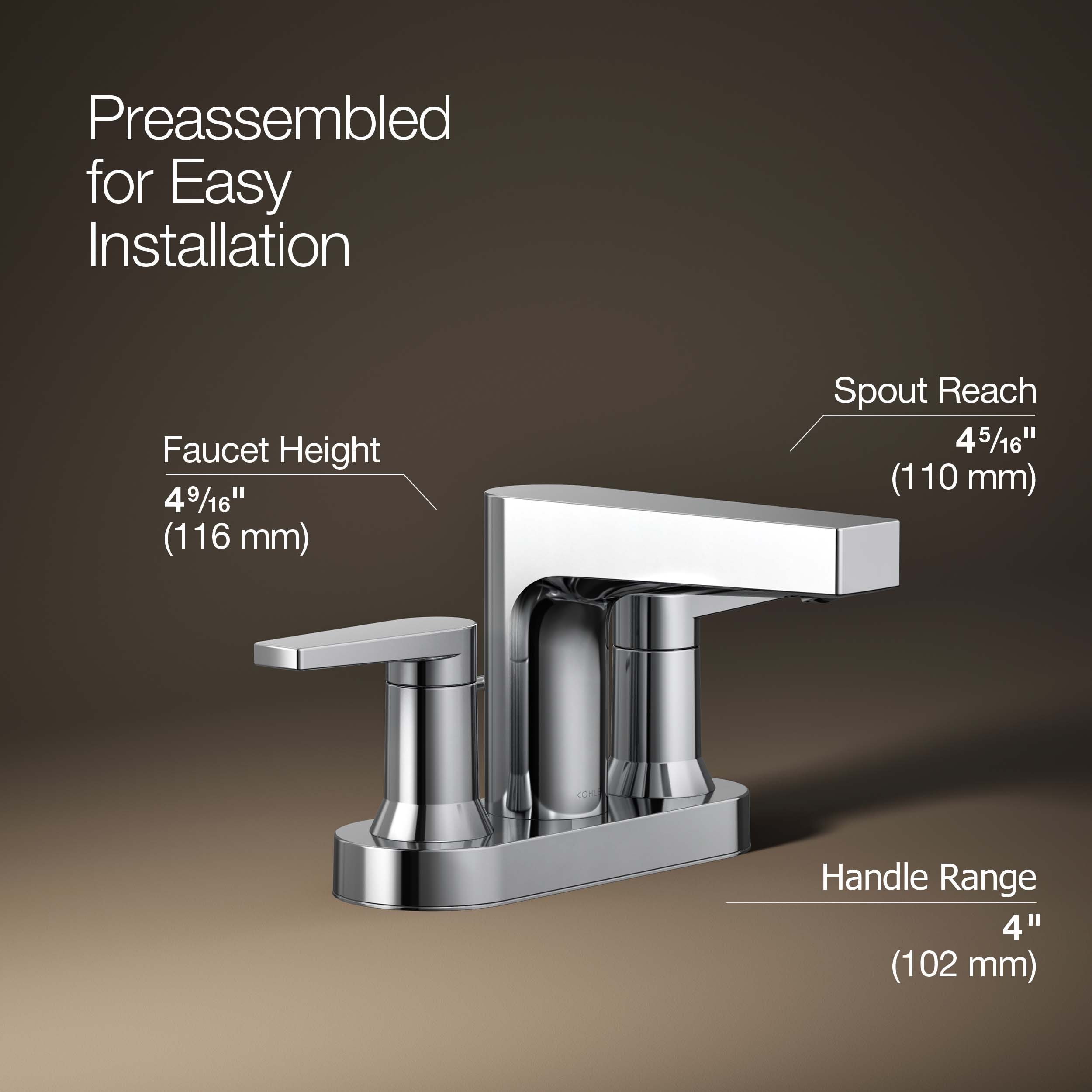 KOHLER K-97031-4-CP Lavatory-Faucets - View #4
