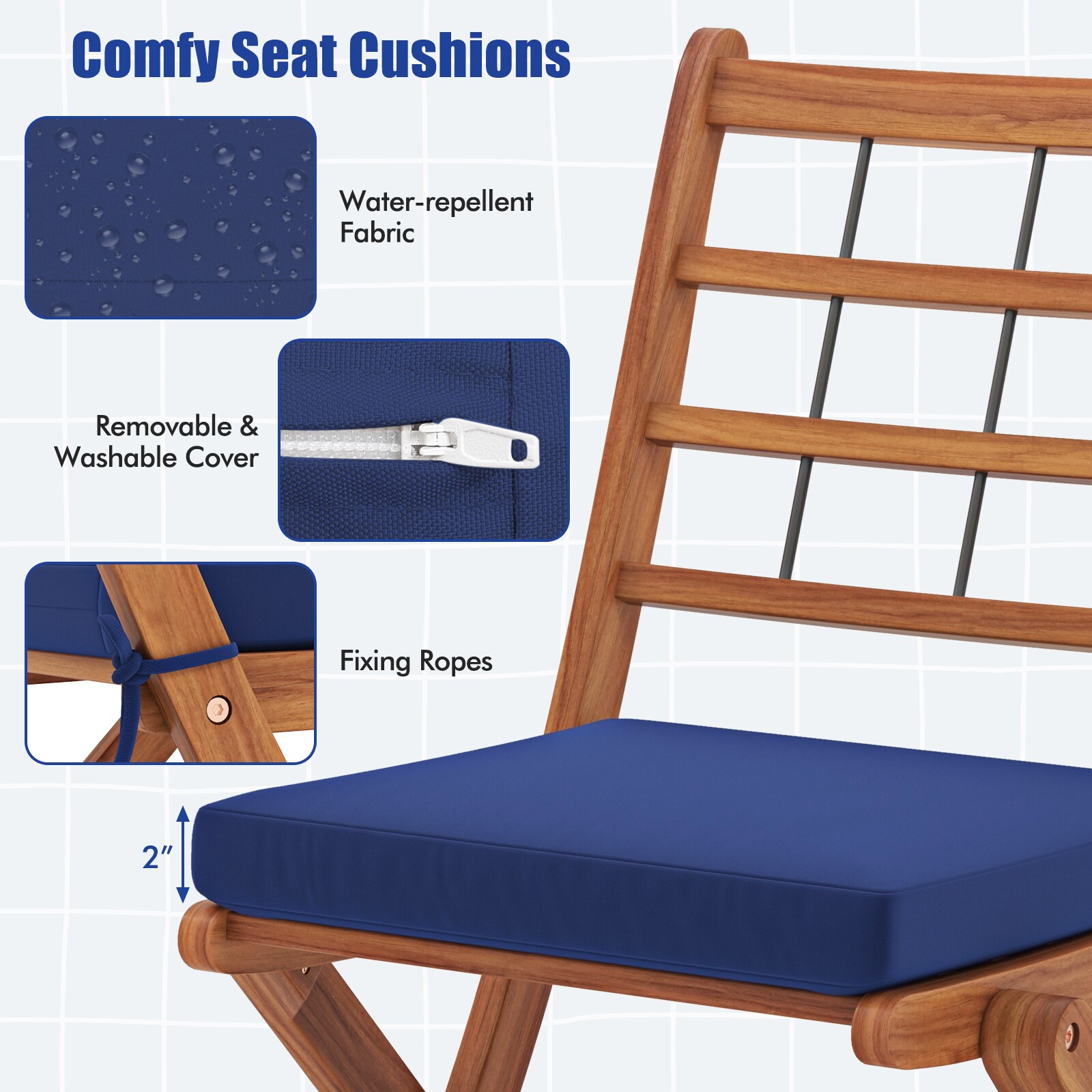 Slickblue D-CO-YN68527WH Patio-Dining-Sets - View #7