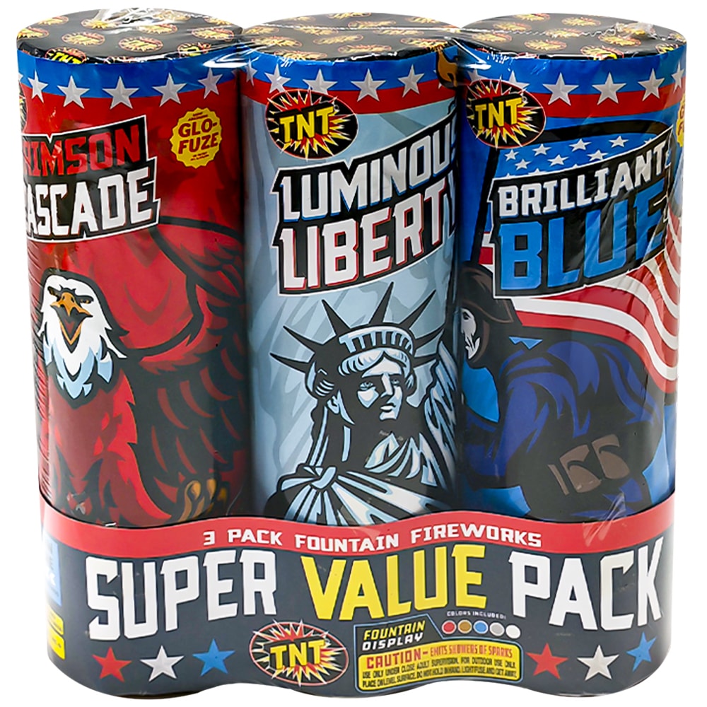 TNT Fireworks 201712 SUPER VALUE PACK PATRIOTIC