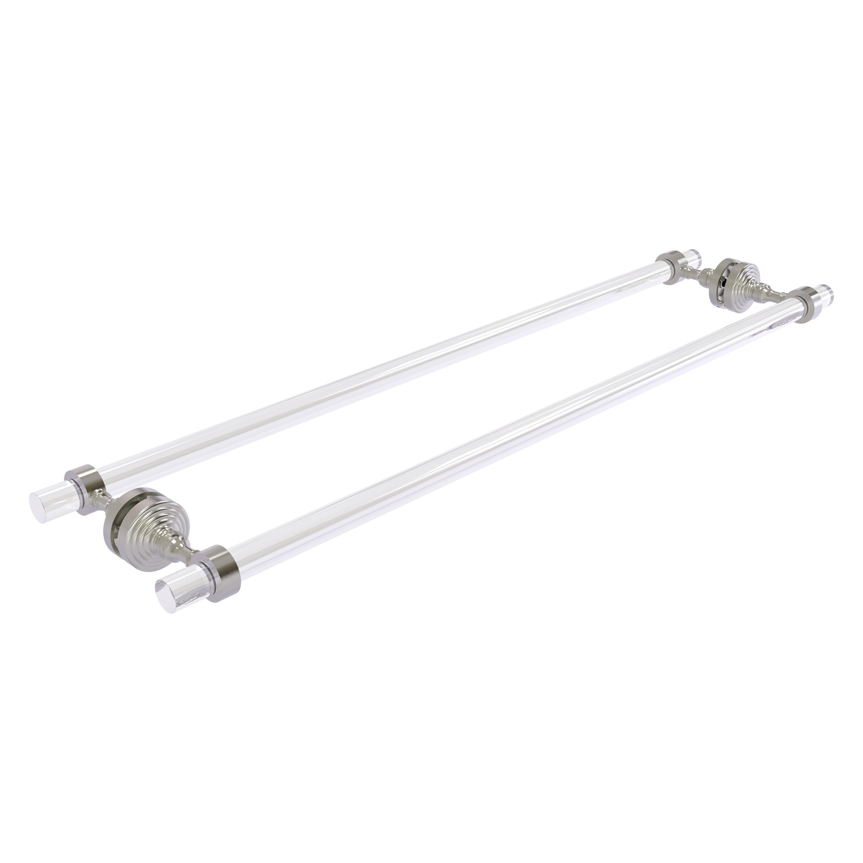 Allied Brass PG-41-BB-30-SN Pacific Grove 30-in double Satin Nickel Wall mount Double Towel Bar