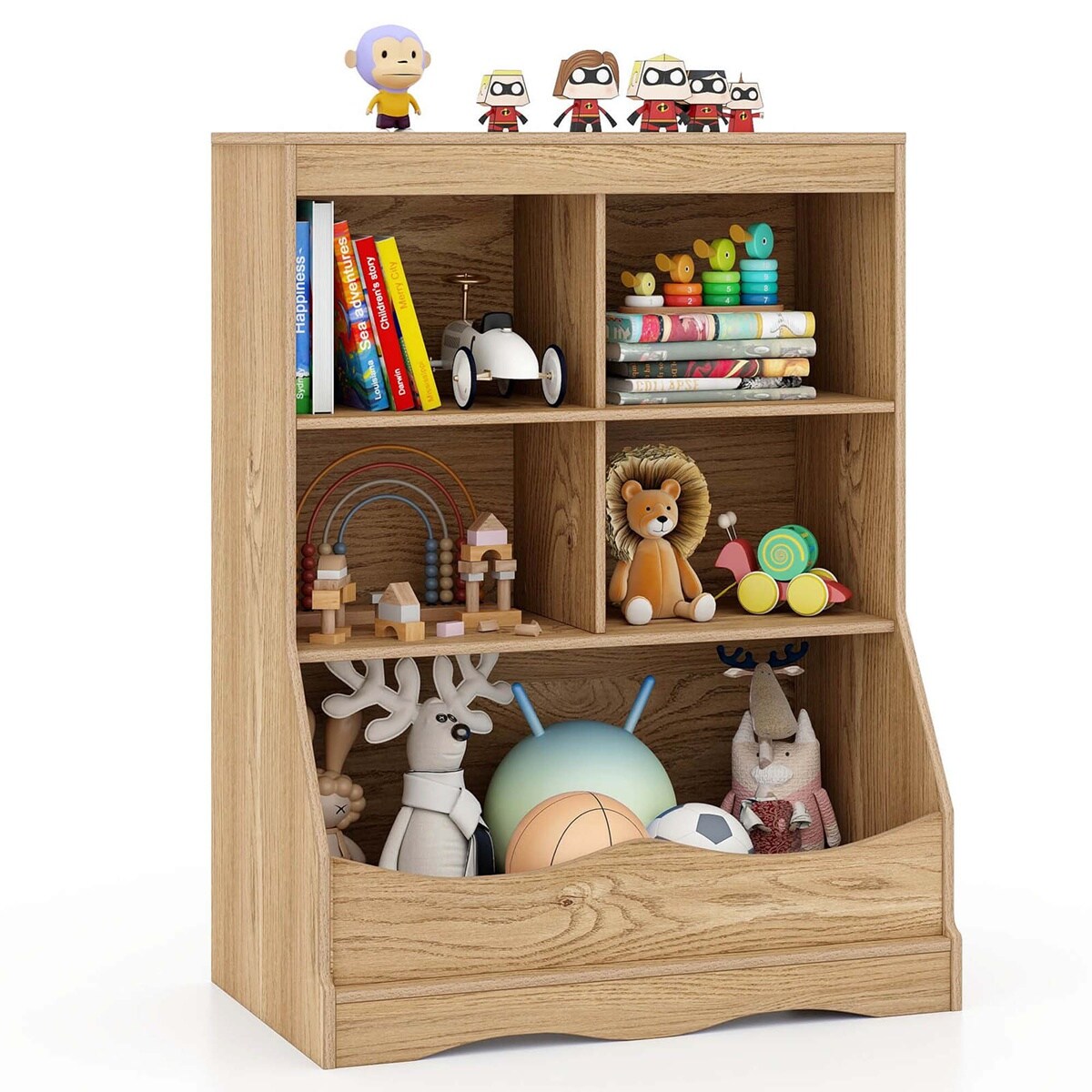Costway HCST04087 Kids-Bookcases - View #10
