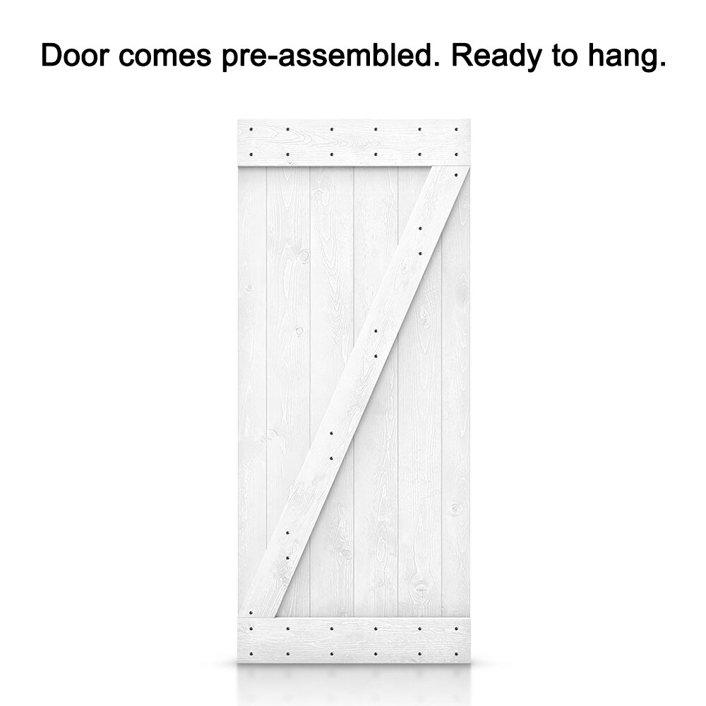 CALHOME DOOR-ASM-B24WT Barn-Doors - View #3