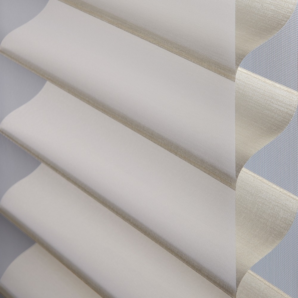 LEVOLOR 507073 Prescott Doe Sheer Polyester Horizontal blinds swatch