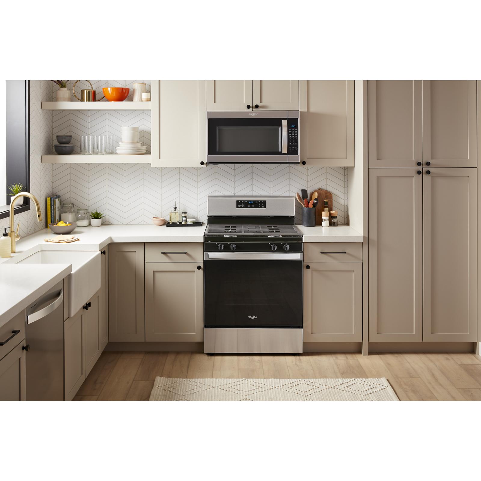 Whirlpool 30-in 4 Burners 5-cu ft Self-cleaning Freestanding Natural ...