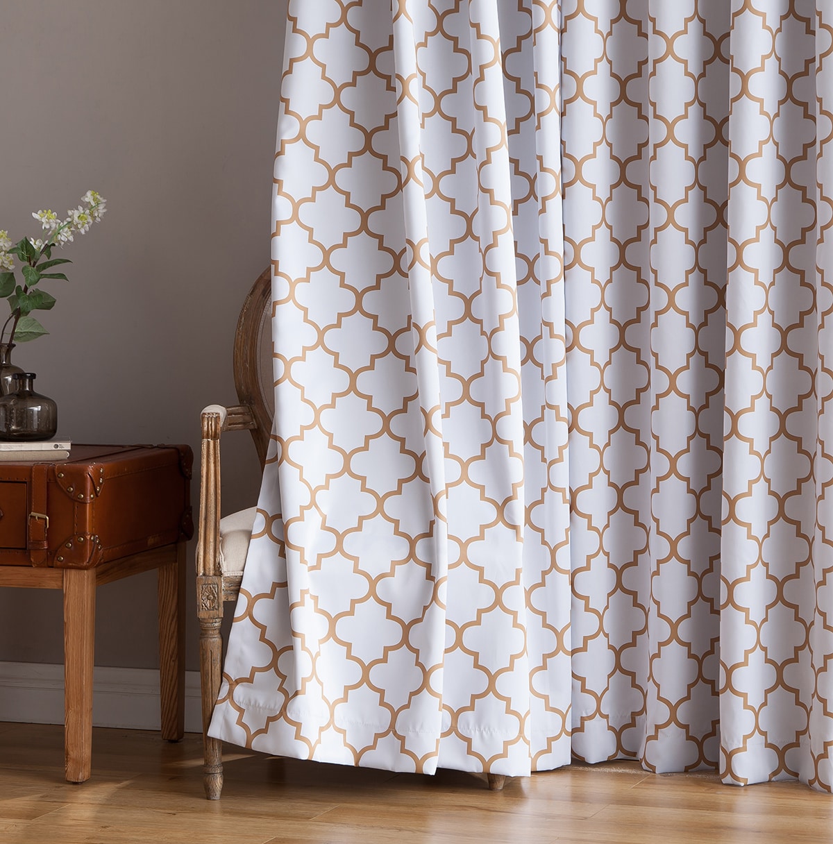 HLC.me LTTCPRNT-84W/GLD curtains - View #4