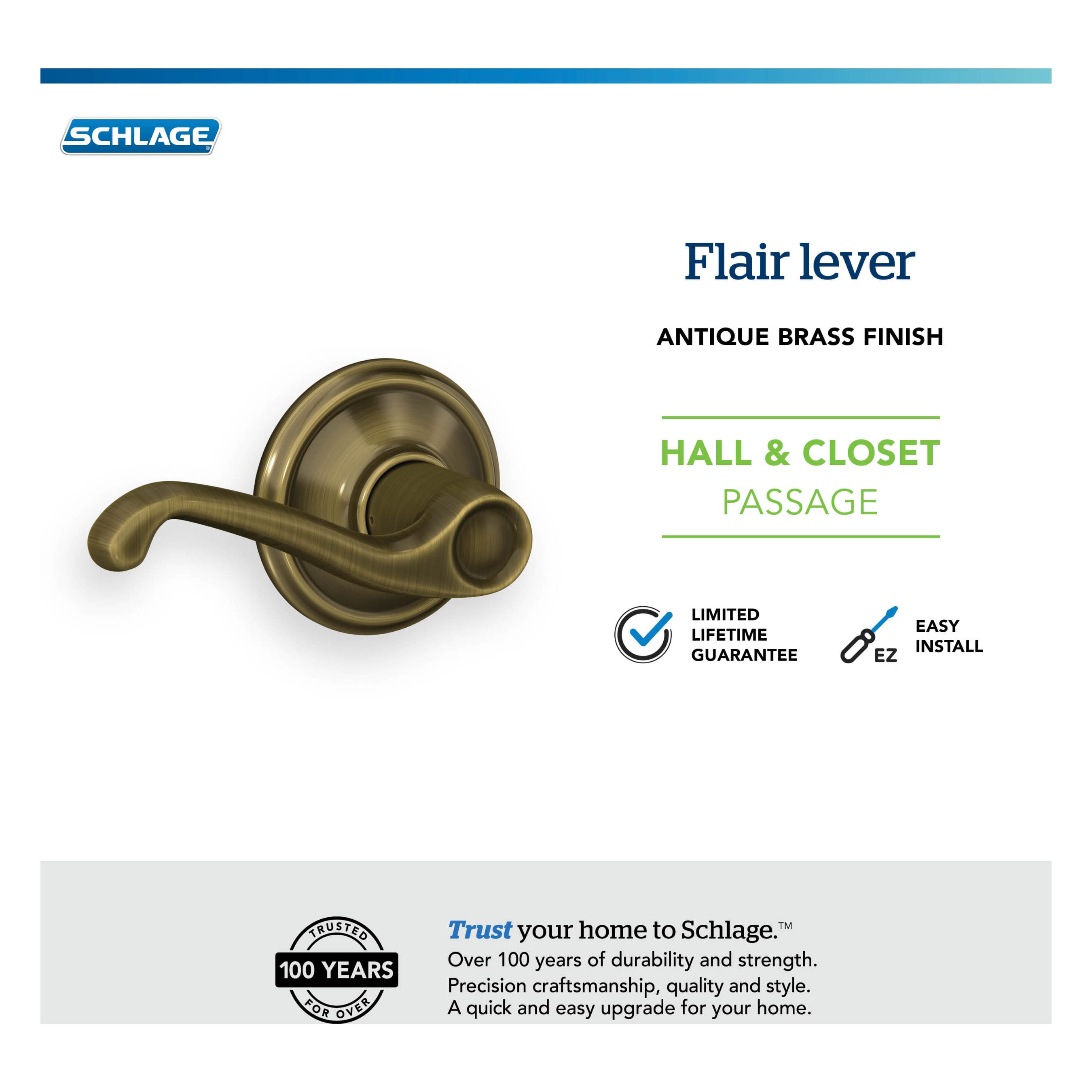 Schlage F10 V FLA 609 Door-Handles - View #6