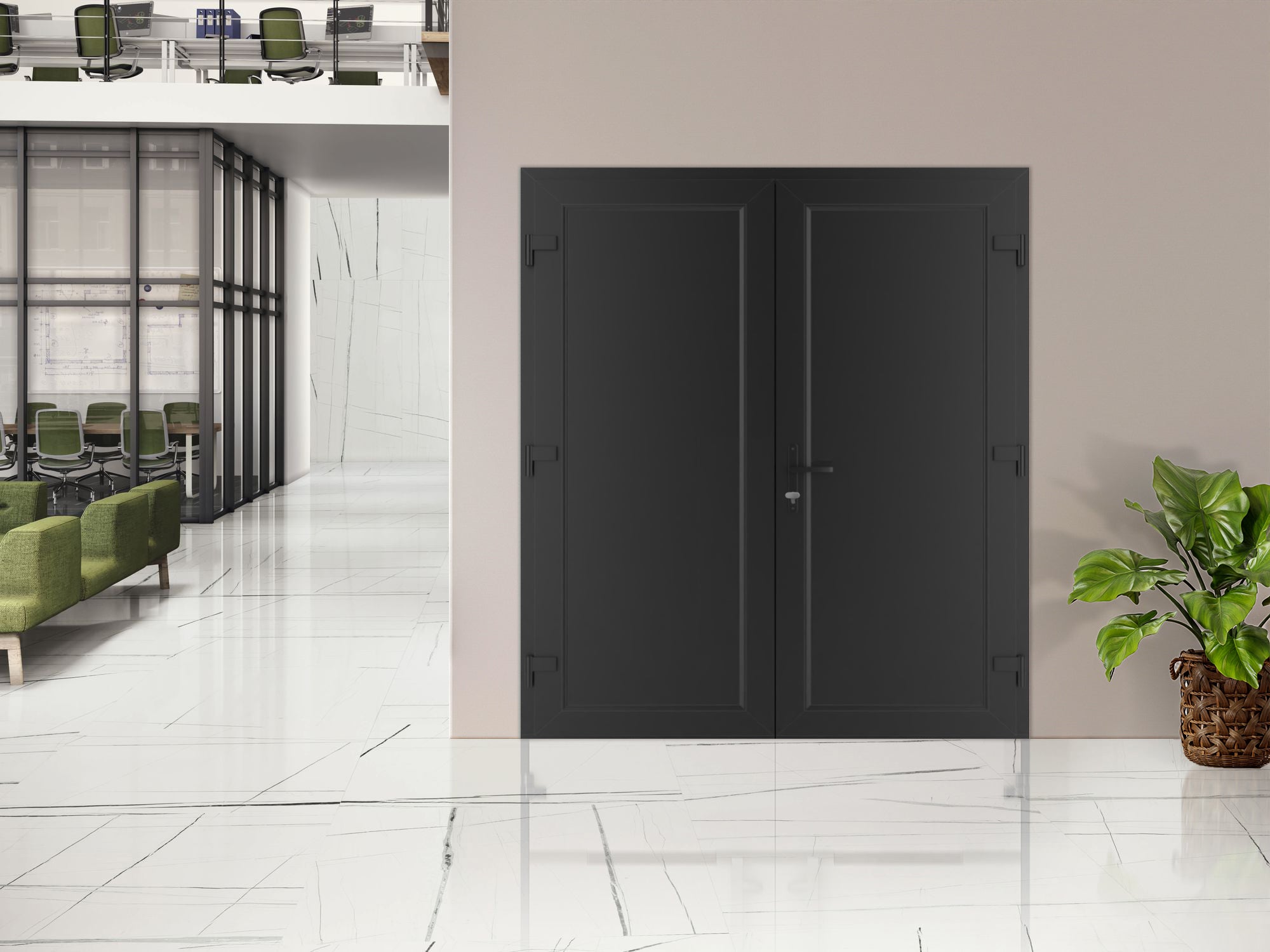 Vdom doors M8111DEDBL7280 Entry-Doors - View #3