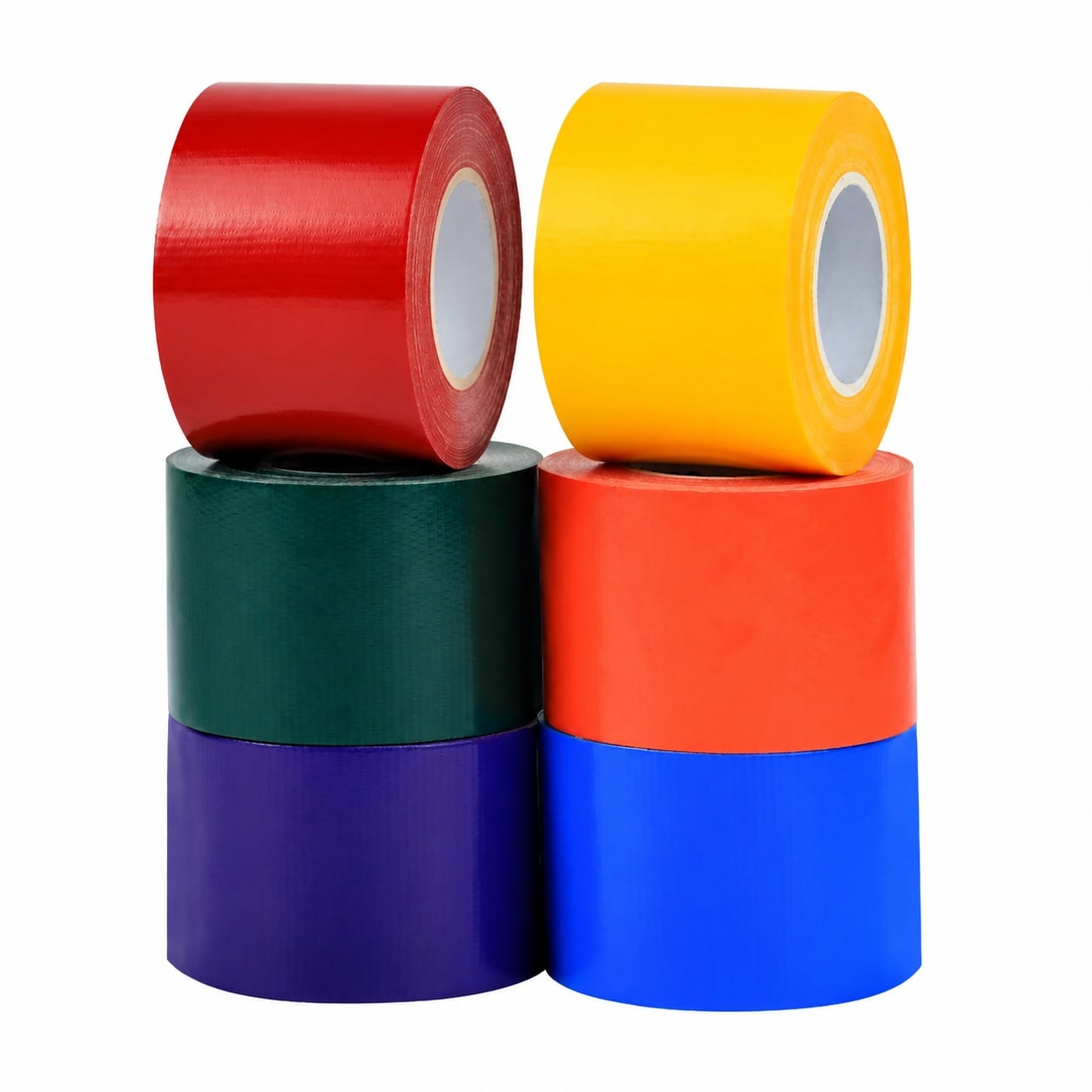 Yichuhaoxi Rainbow Colored Duct Tape 6 Pack 15 Yards by 2 Inch Heavy ...