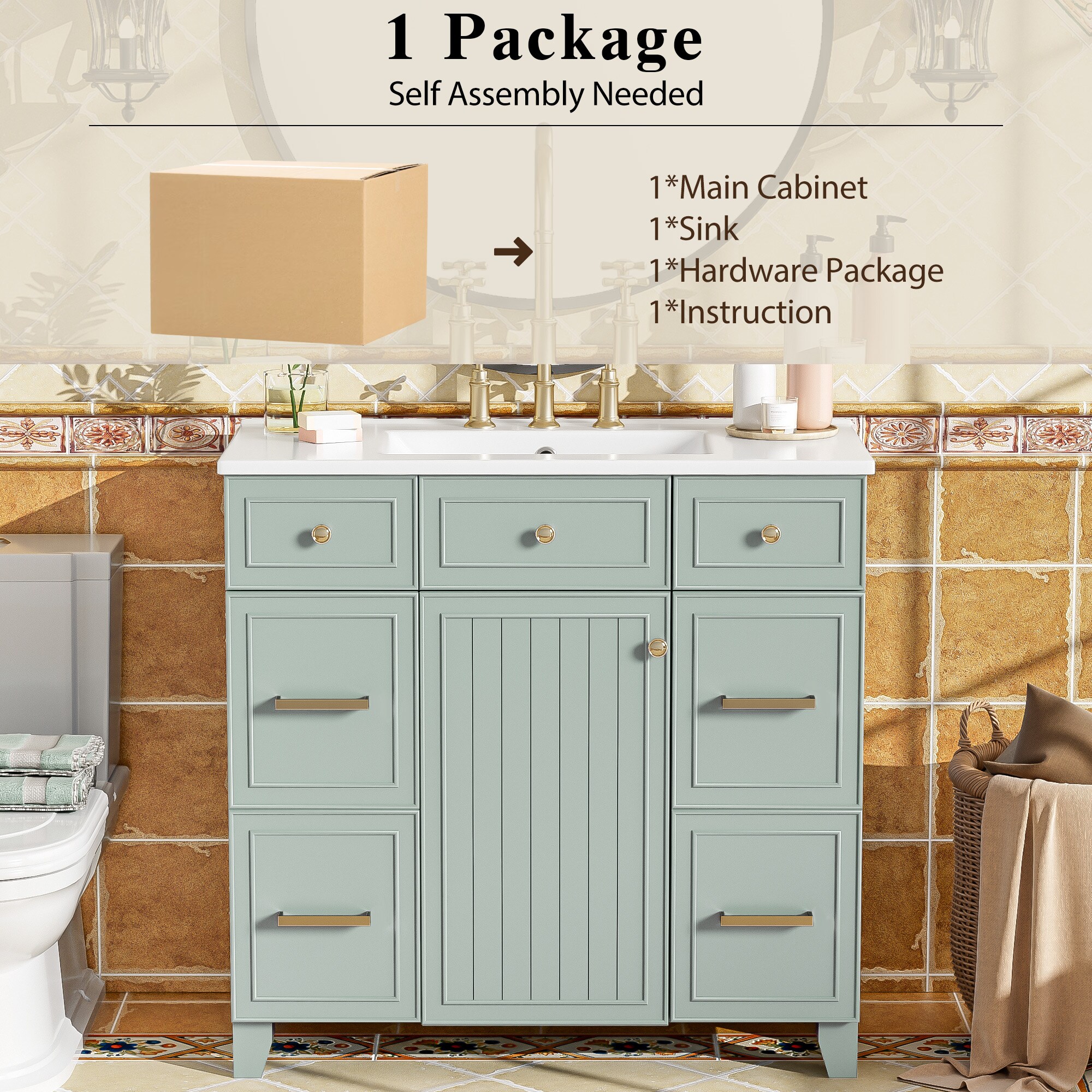 GDFStudio 338034 Bath-Vanity-Combo - View #11