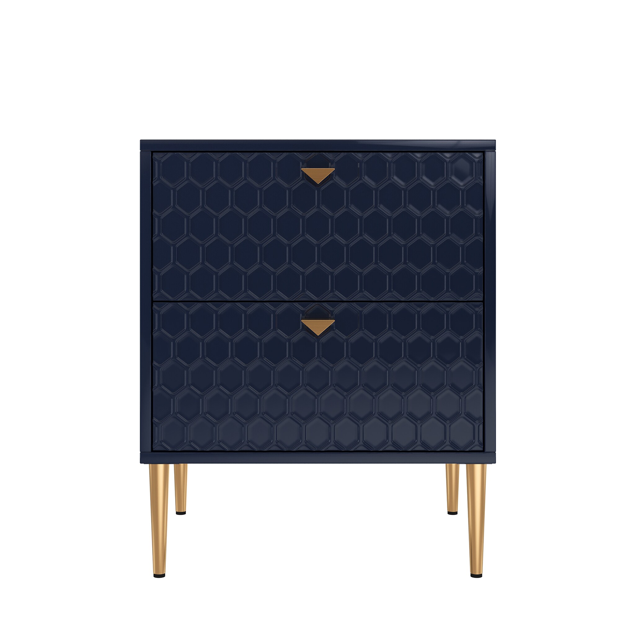 Clihome BL-JH-013-BL-N Navy 2 -Drawer Standard dresser