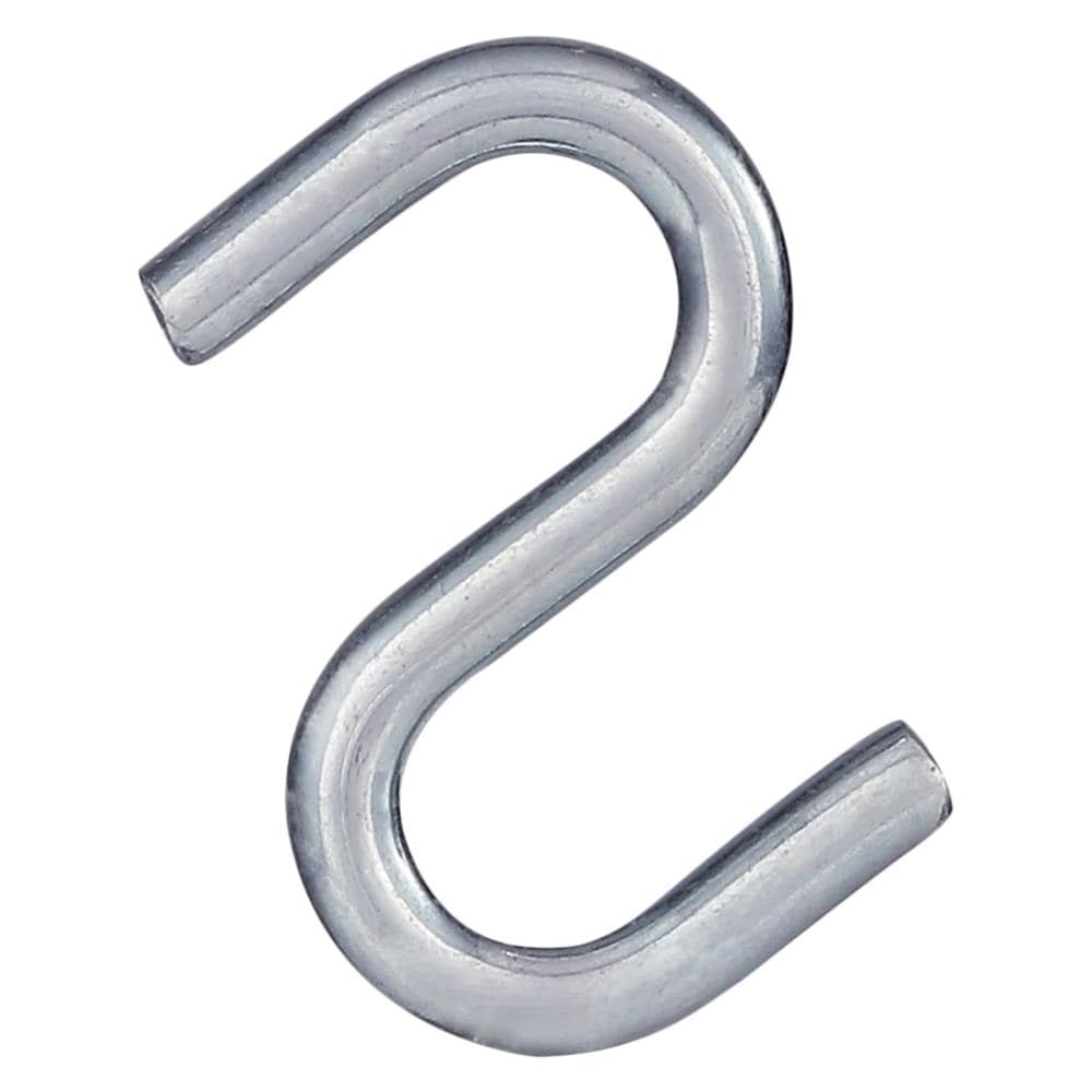 *Top Quality! Flat end Zinc plated Kitchen 1.1/2" Inch Chromed S Hooks 