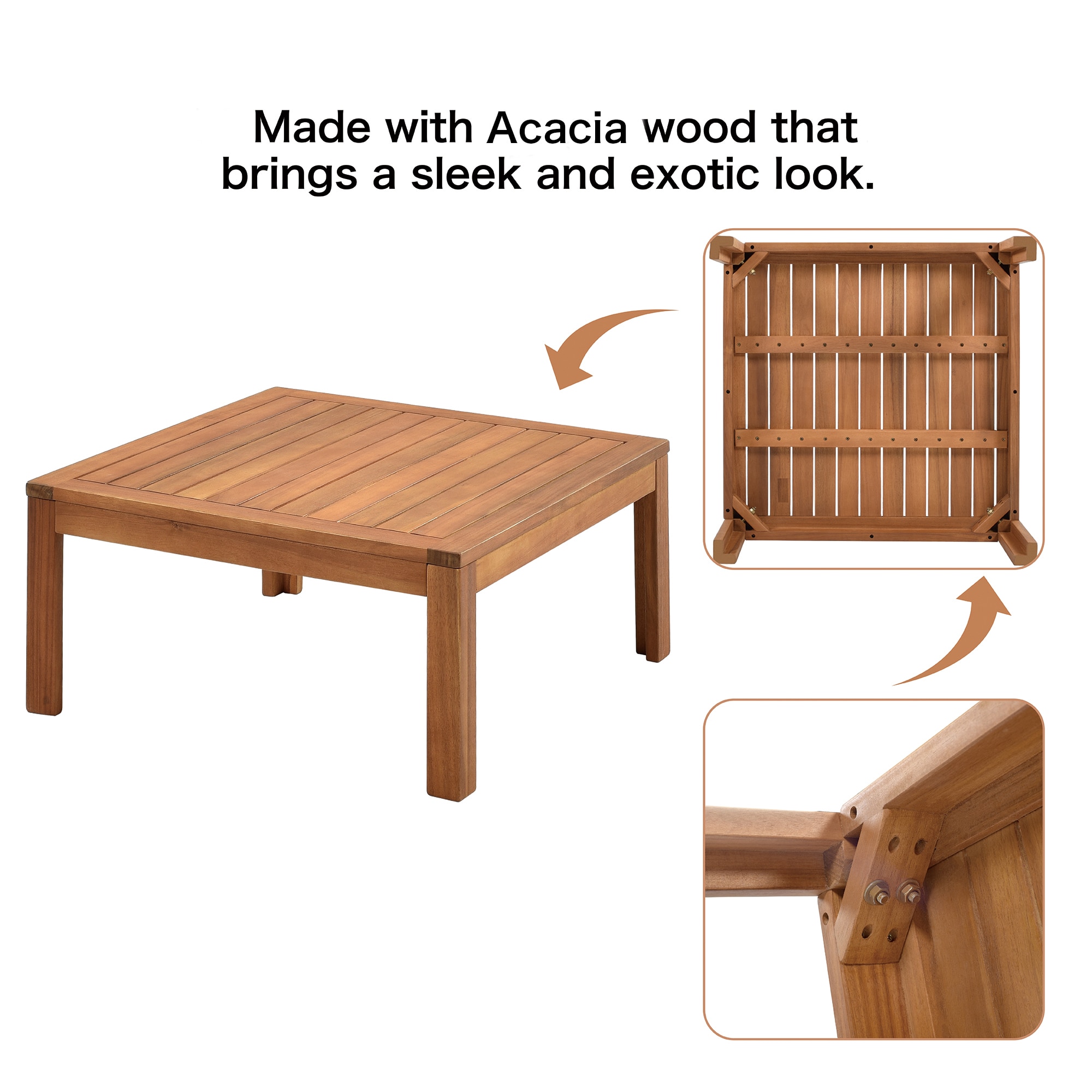 Clihome GOCH-FF1207AAK Patio-Conversation-Sets - View #15