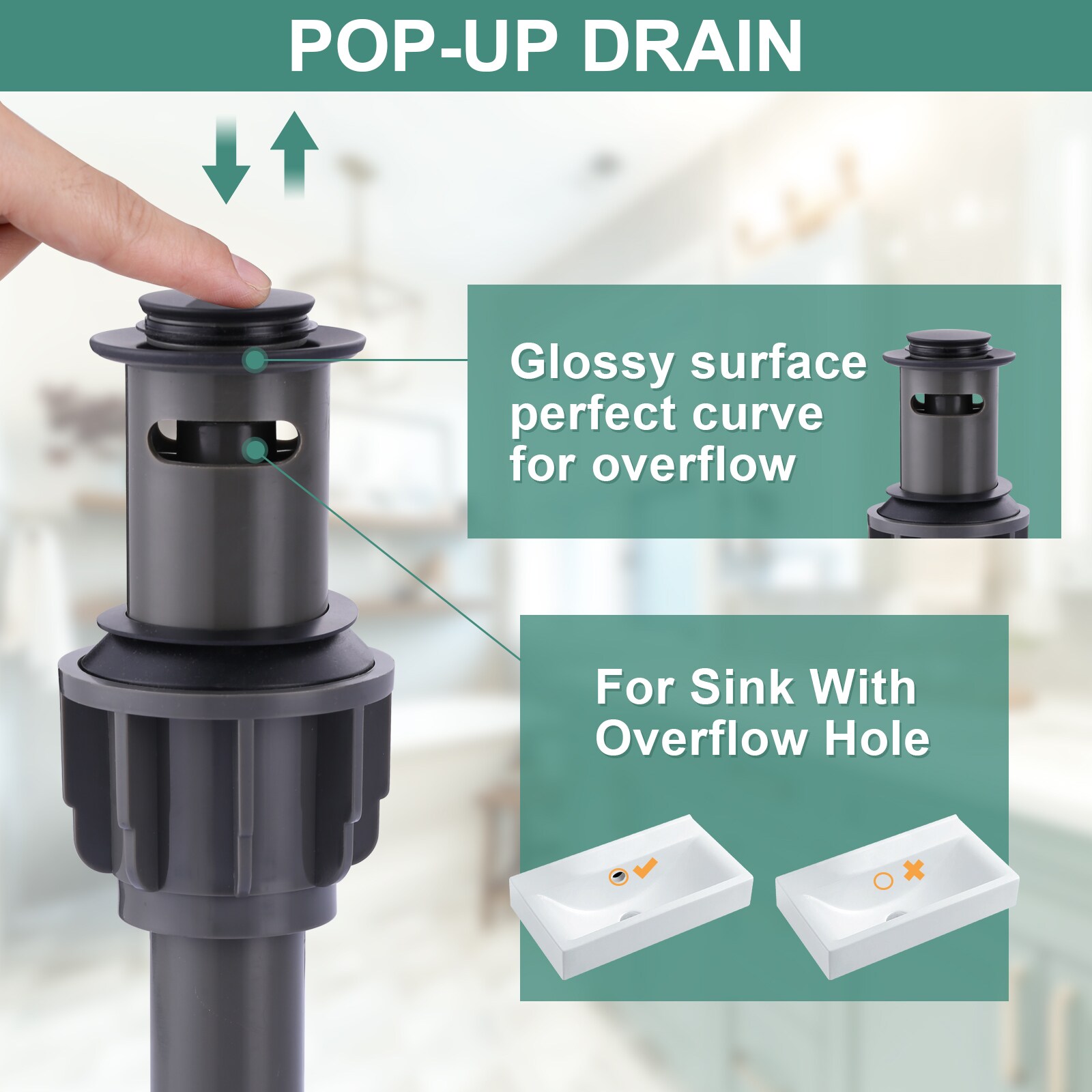 WOWOW 2325200GB Lavatory-Faucets - View #6