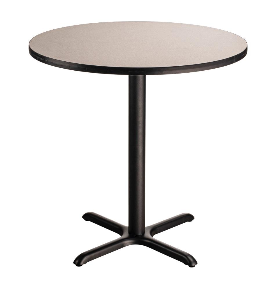 National Public Seating CT Series Cafe Tables Grey Nebula Round Counter ...