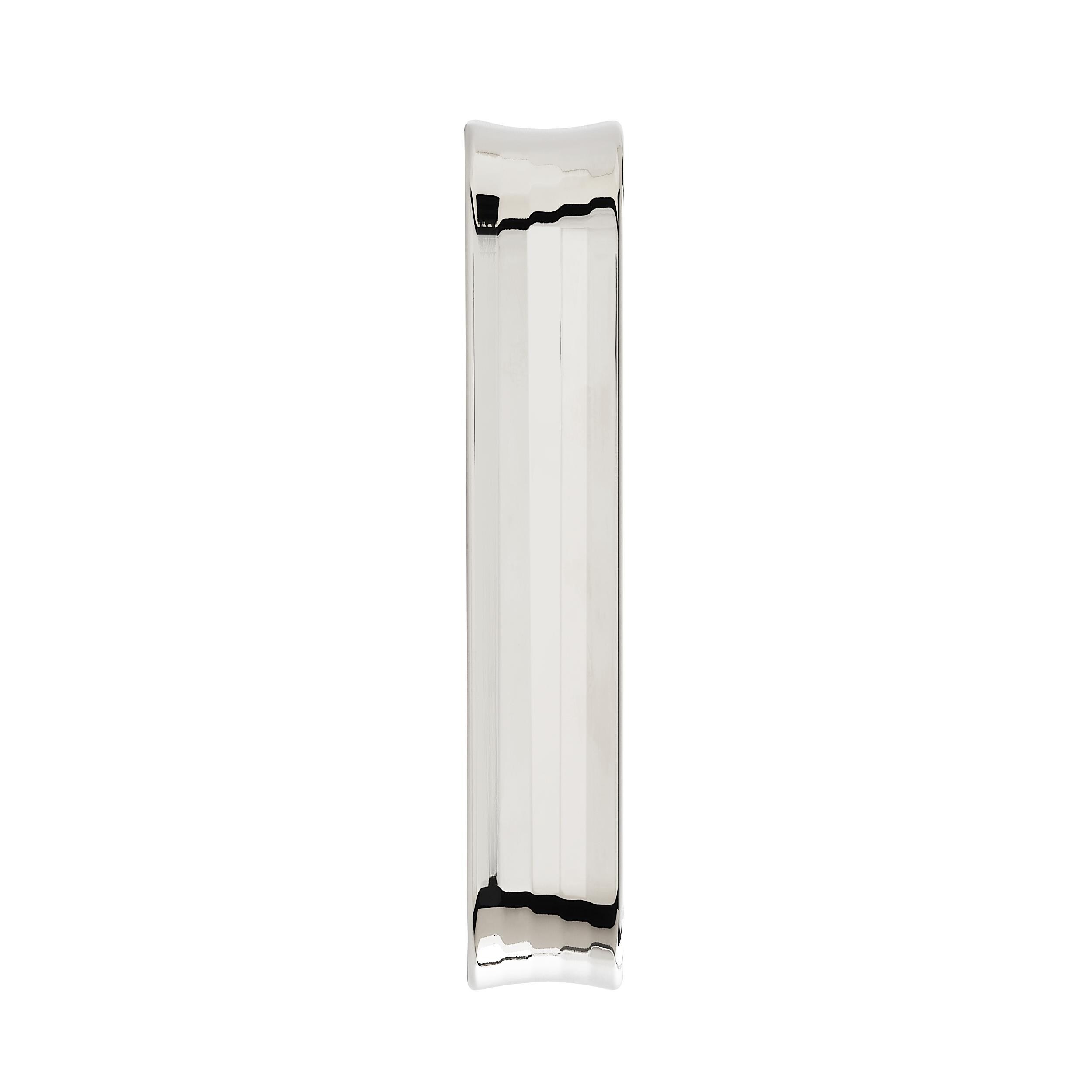 Polished Nickel 5.438-inch Modern Cabinet Pull with Mounting Hardware