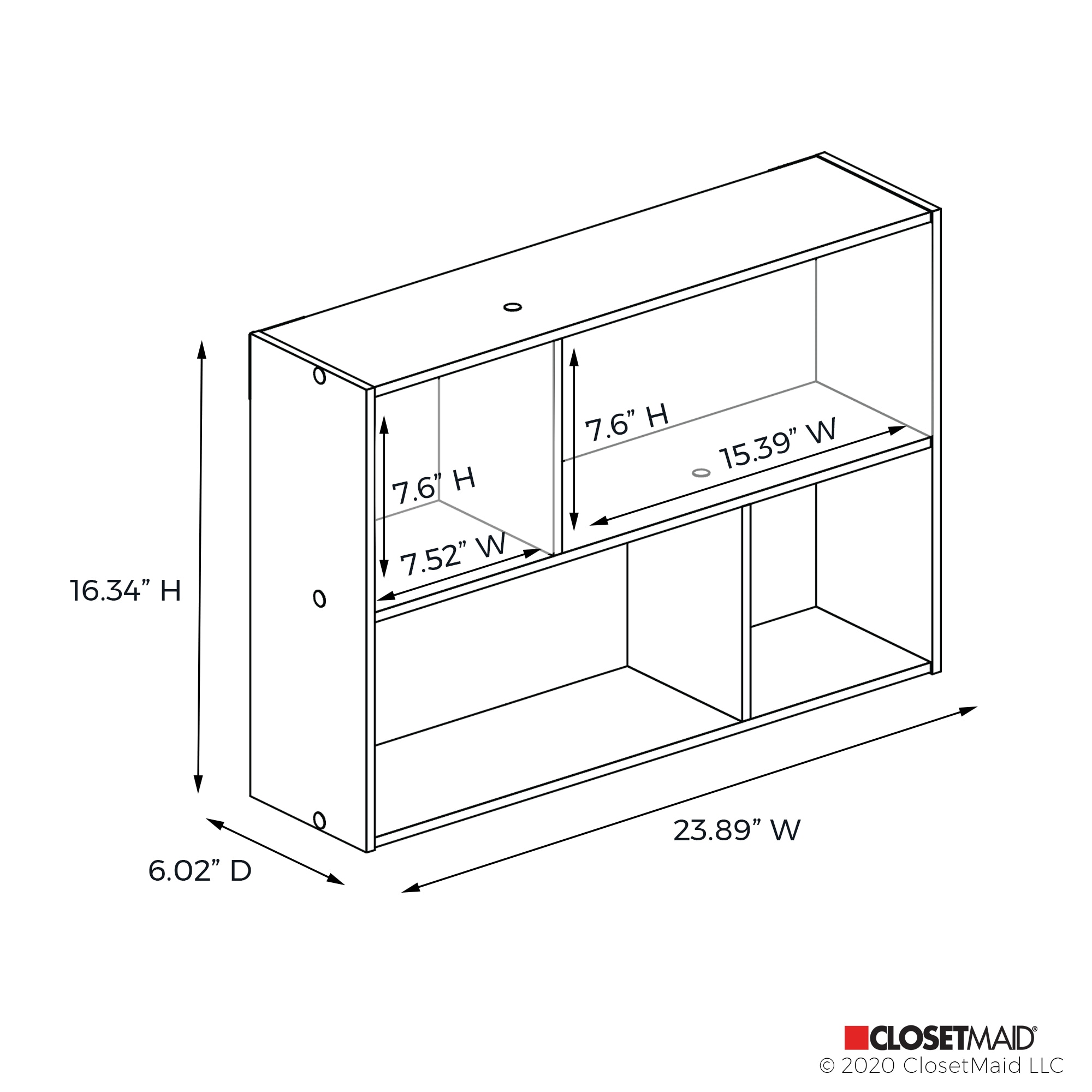 ClosetMaid 543500 Laminate-Storage-Cubes - View #6