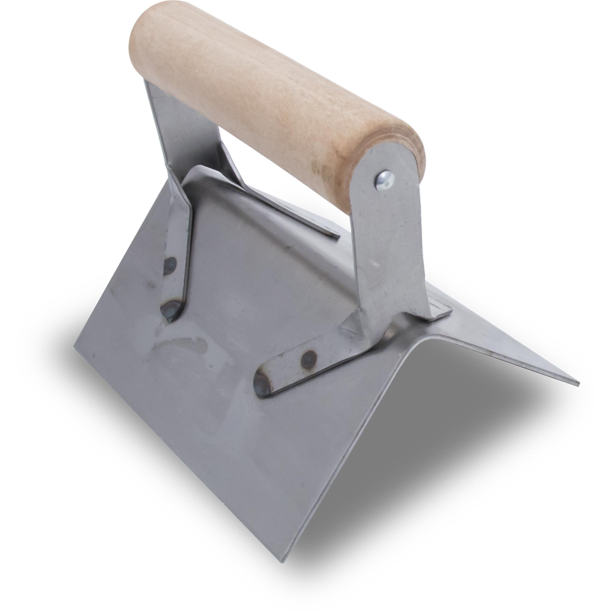 QLT by Marshalltown 5-in x 3.75-in Stainless Steel Corner Trowel in the  Trowels department at