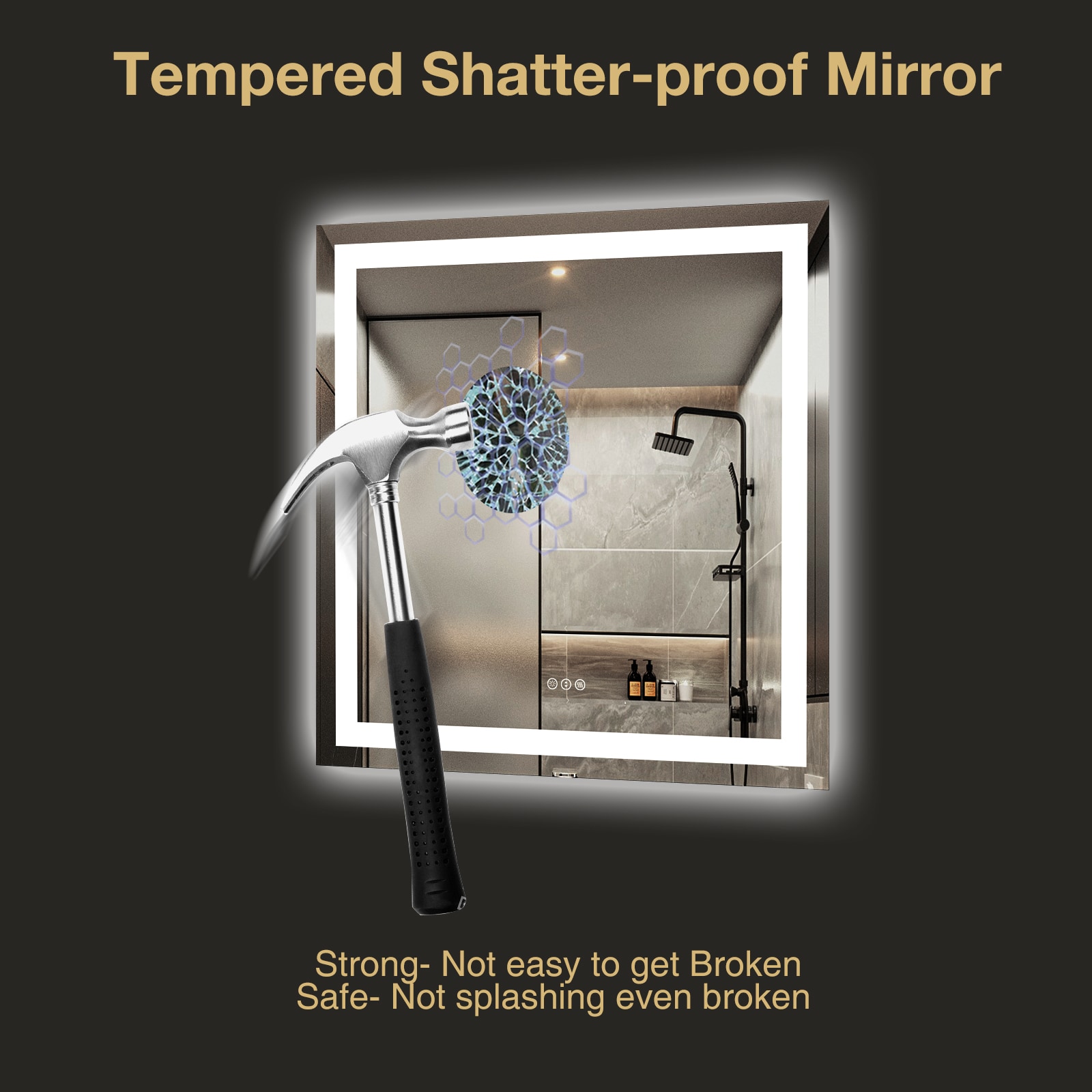 Royal Guard LBM3636 Framed-Bath-Mirrors - View #6